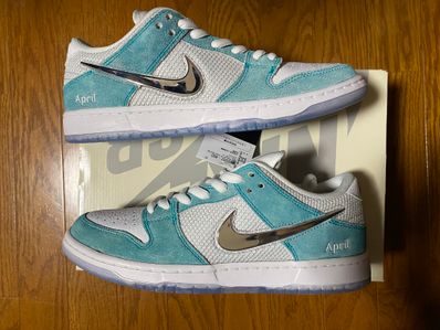 APRIL SKATEBOARDS × Nike SB Dunk Low Pro QS "White and Multi-Color"