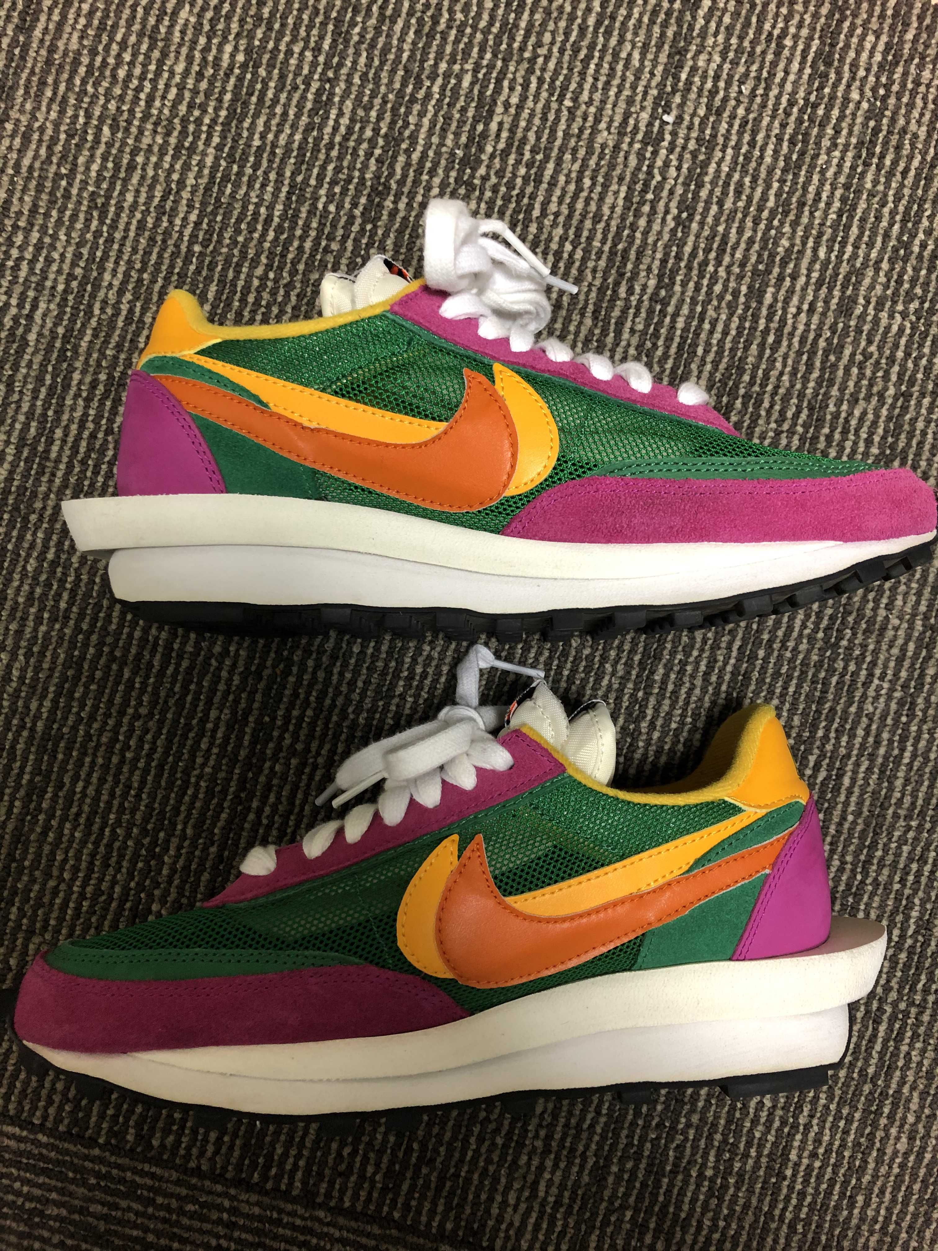 sacai × NIKE LDV WAFFLE "PINE GREEN"