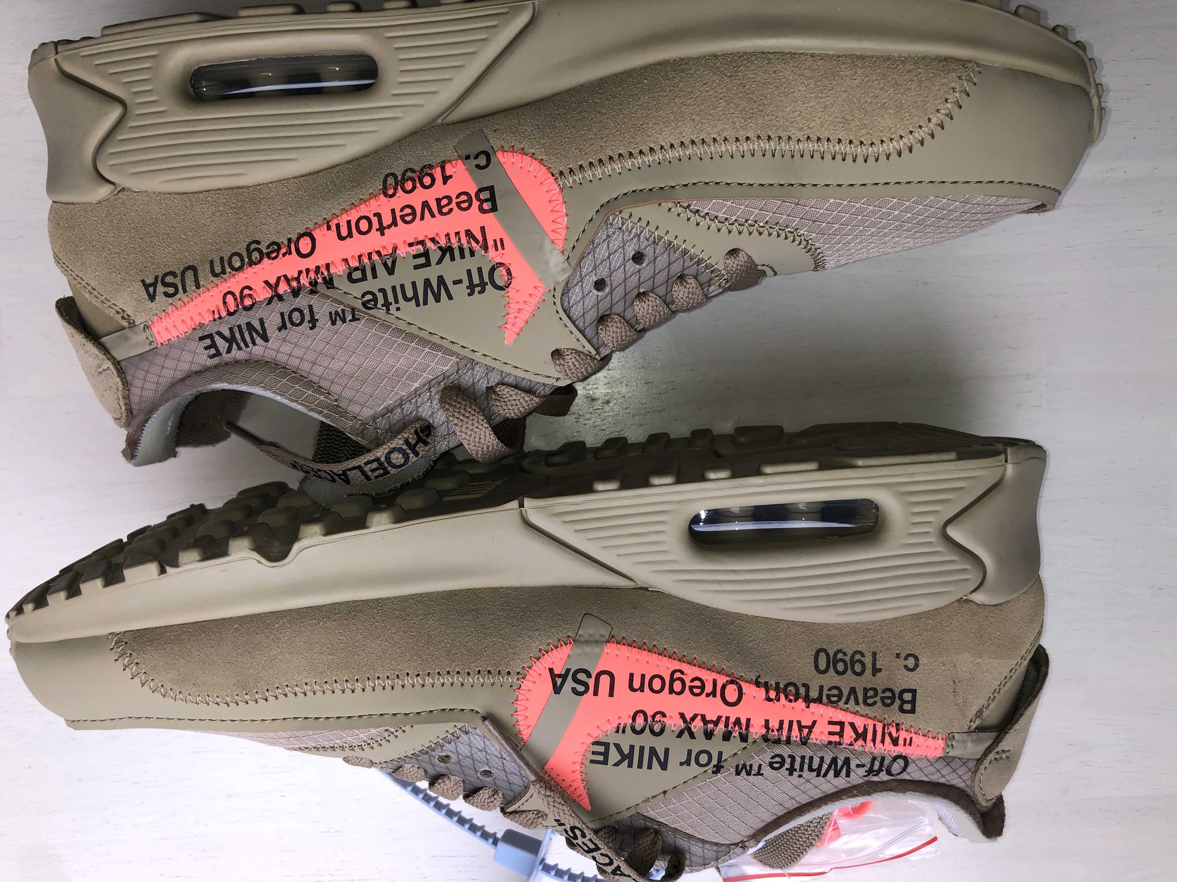 Off-White × Nike Air Max 90 "Desert Ore"