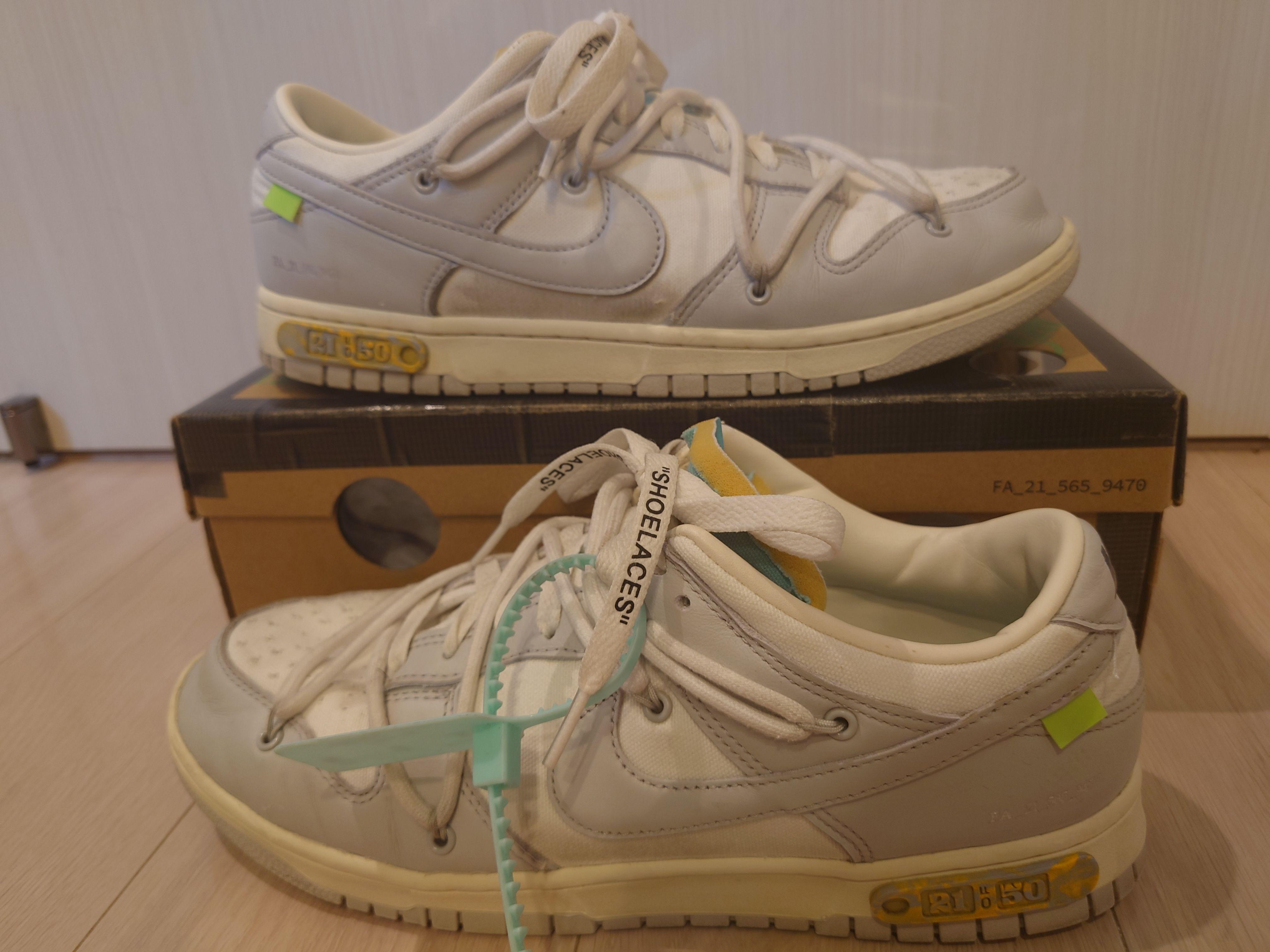 Off-White × Nike Dunk Low 1 of 50 "Lot.21"