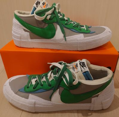 sacai × Nike Blazer Low "Classic Green"