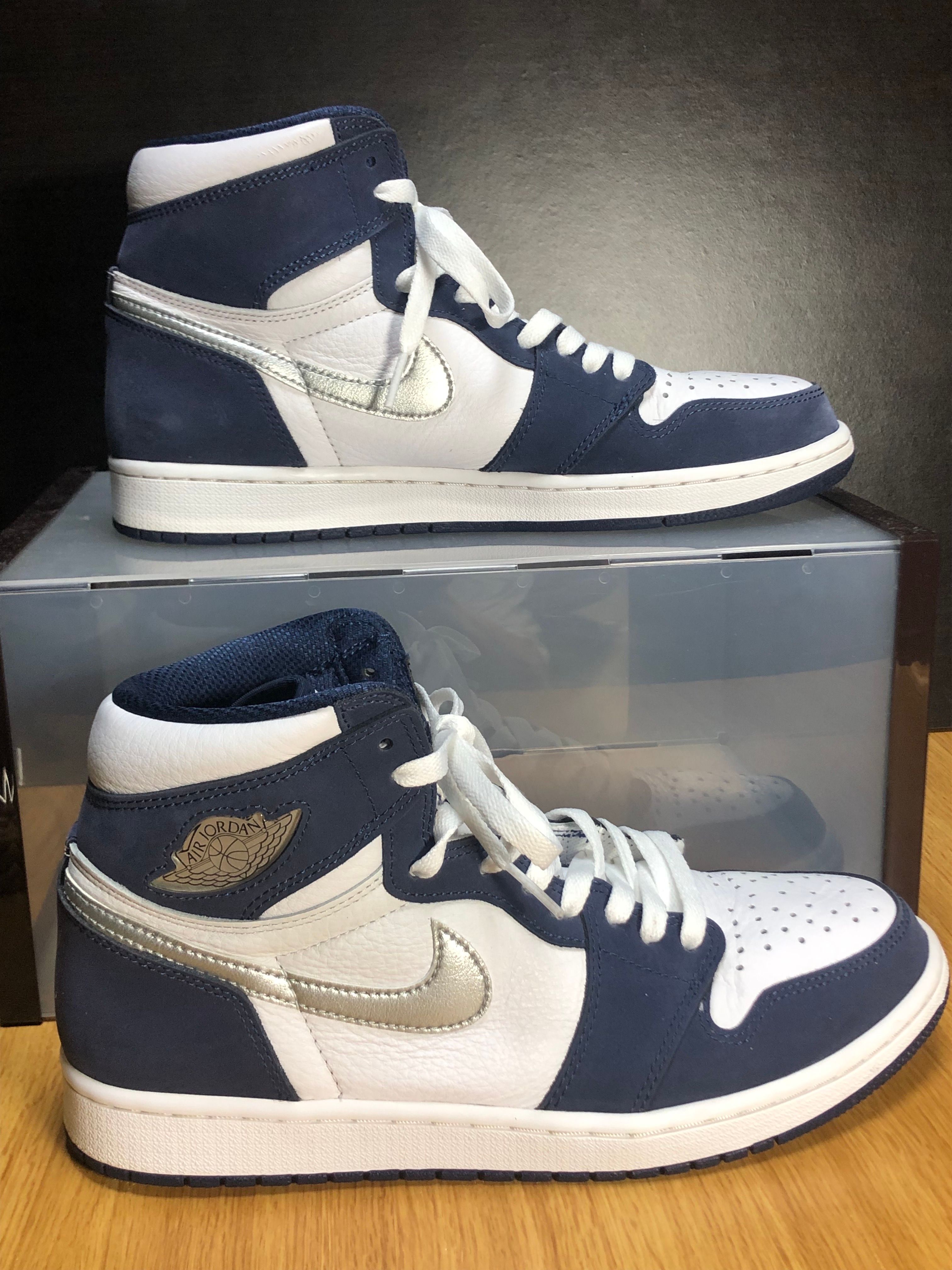 Nike Air Jordan 1 High OG CO.JP "White/Midnight Navy" (2020)(ブリーフケースなし)
