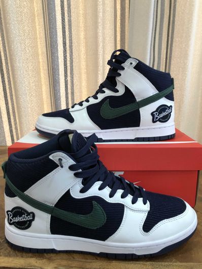 Nike Dunk High EMB "College Navy"