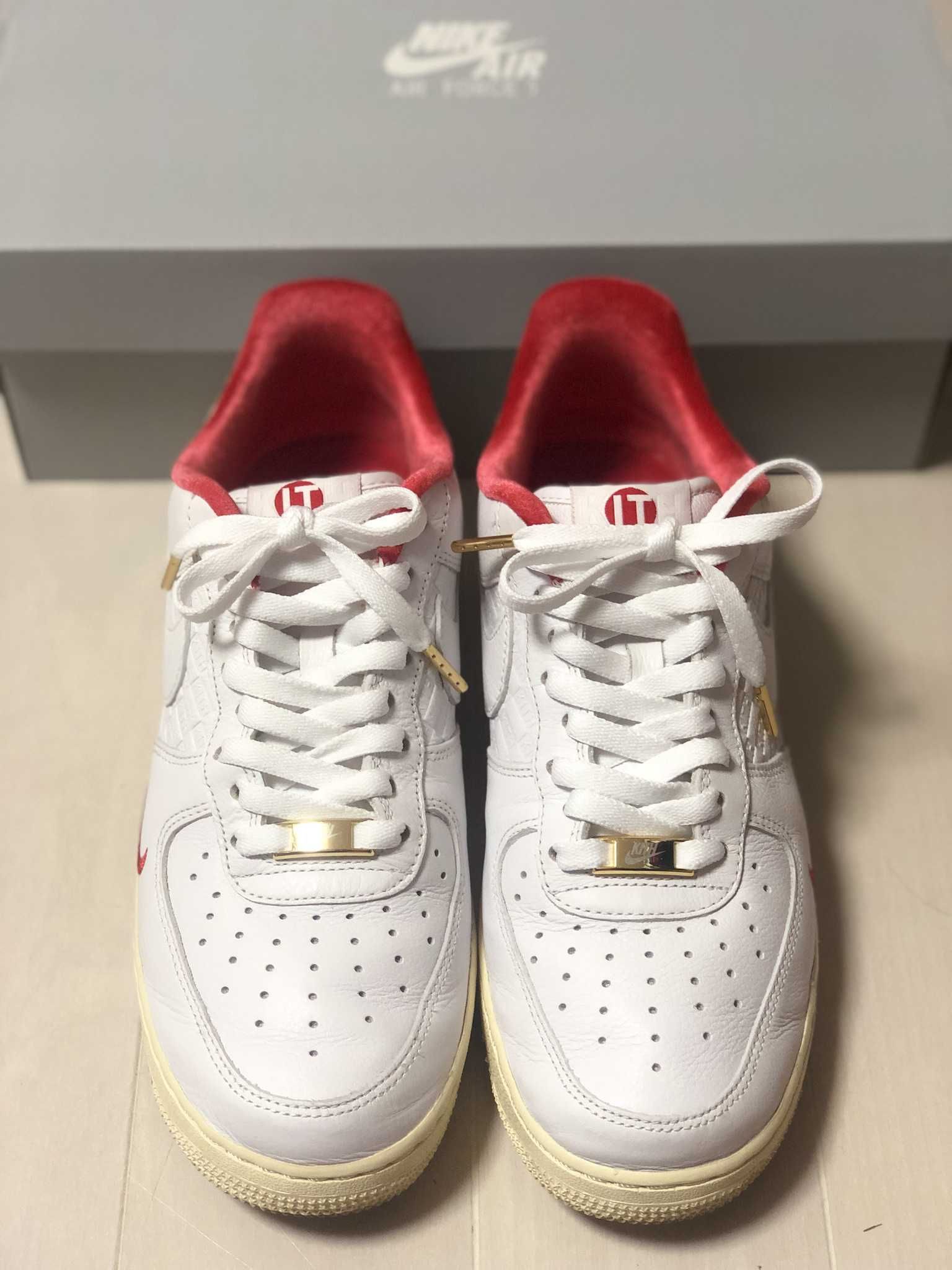 KITH × Nike Air Force 1 Low "White/Red"
