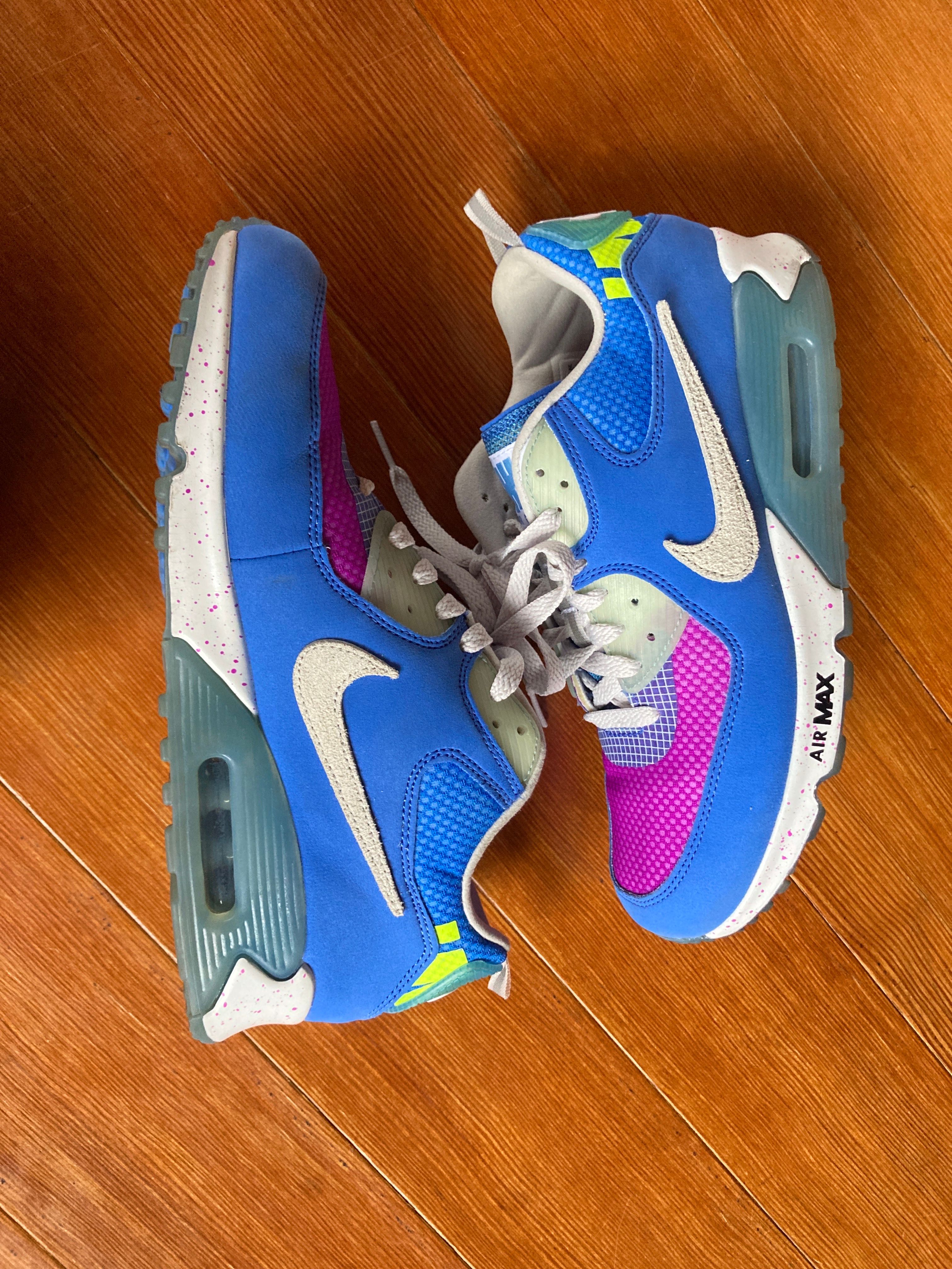 UNDEFEATED × Nike Air Max 90 "Blue/Purple"