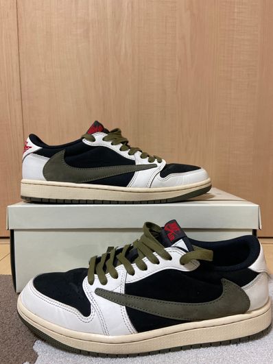 Travis Scott × Nike Women's Air Jordan 1 Low OG "Medium Olive"