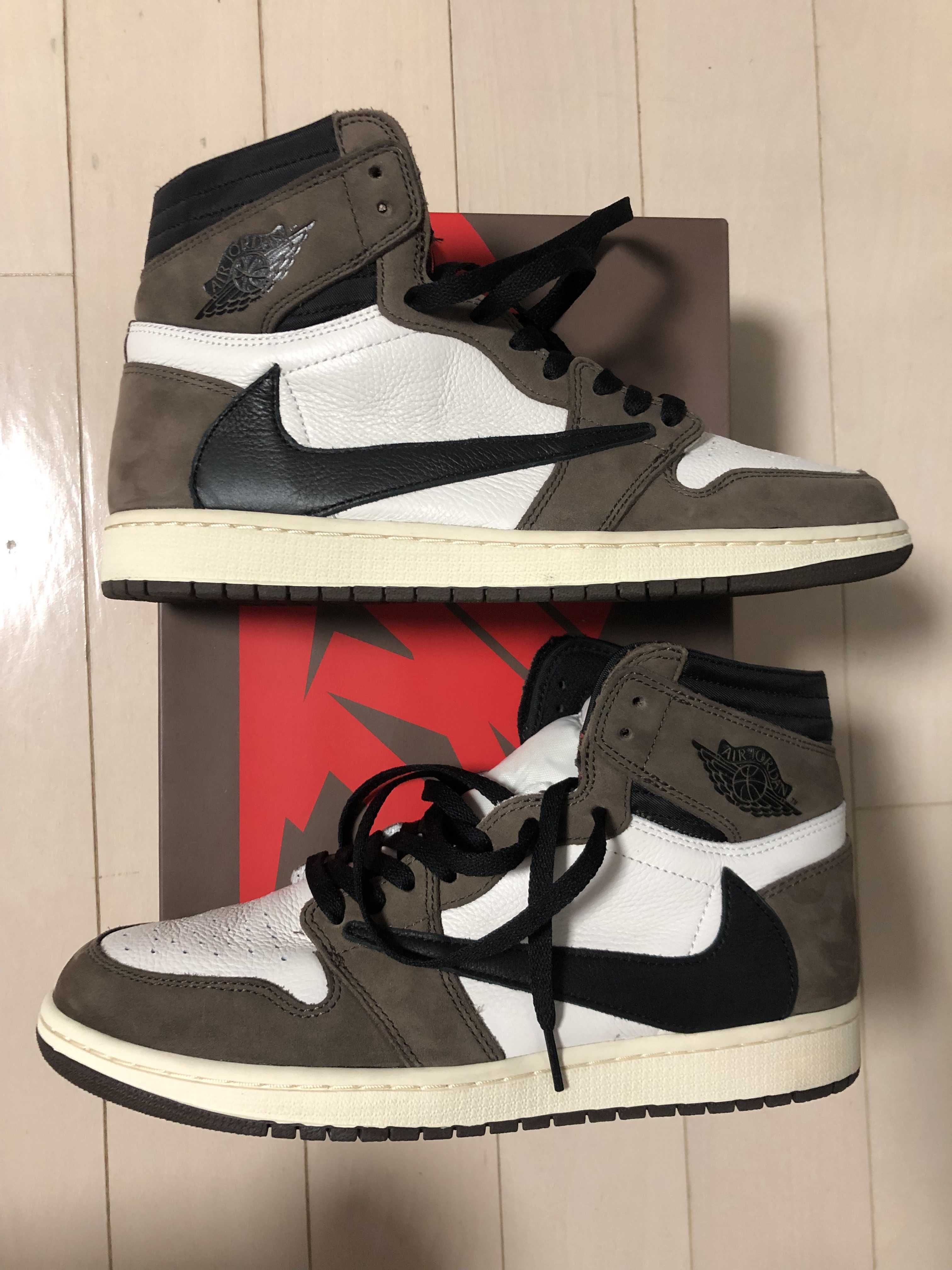 Travis Scott × Nike Air Jordan 1 Retro High OG TS SP "Sail/Dark Mocha"