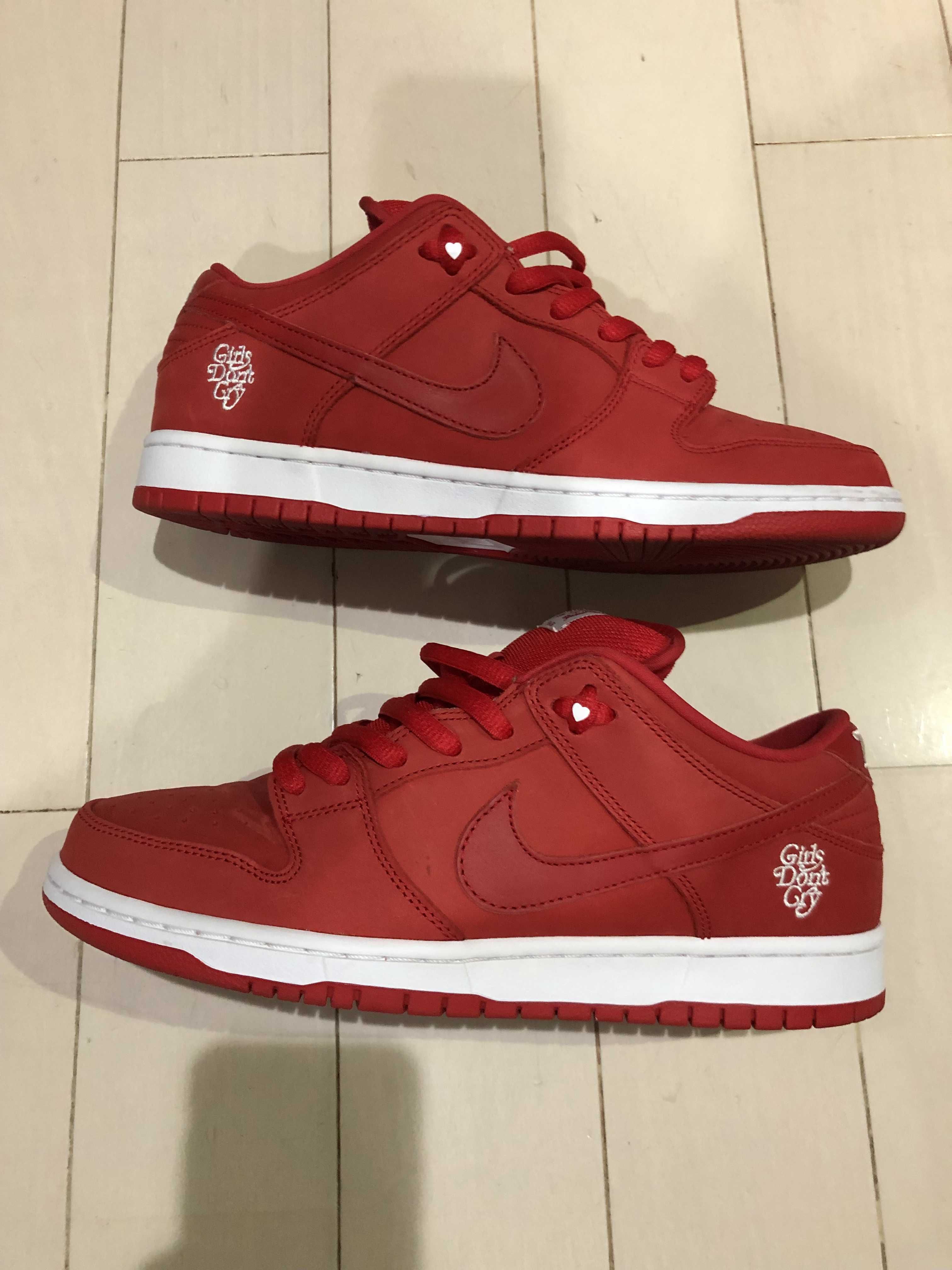 Girls Don't Cry × Nike SB Dunk Low Pro QS "Red" / VERDY