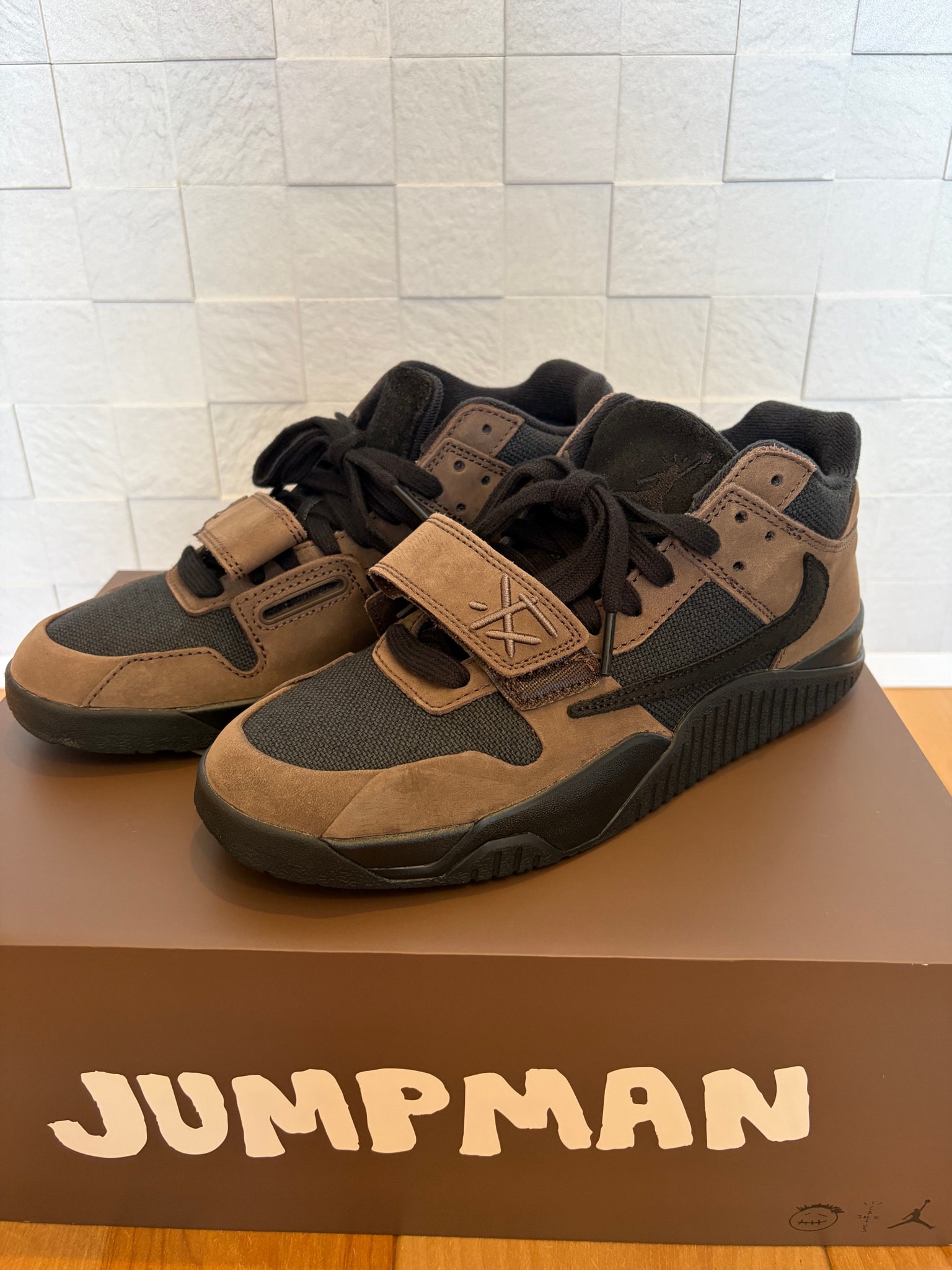Travis Scott × Nike Jordan Jumpman Jack TR CJ1 T-Rexx "Black and Dark Mocha"