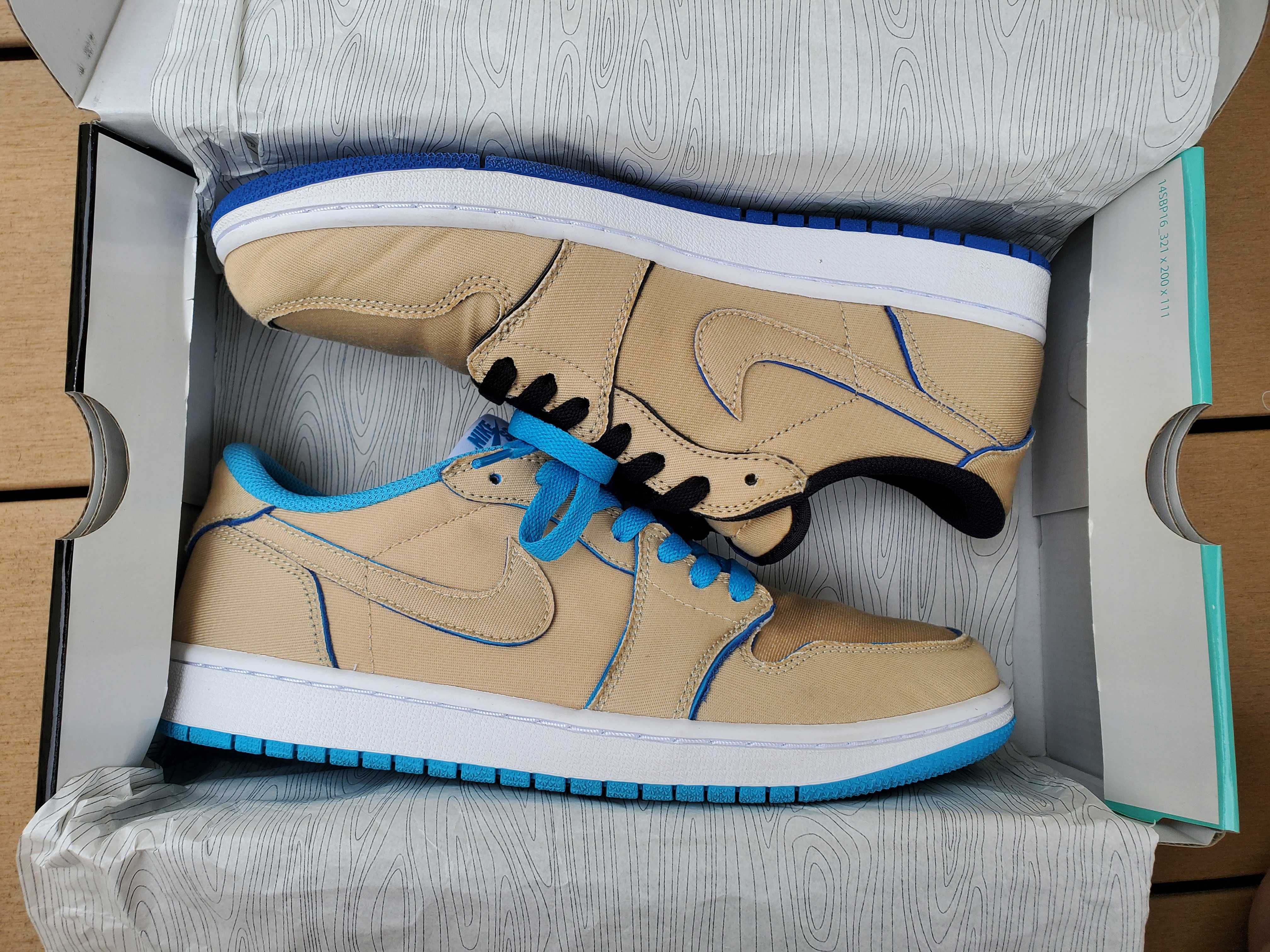 Nike SB Air Jordan 1 Low "Desert Ore/Royal Blue" 