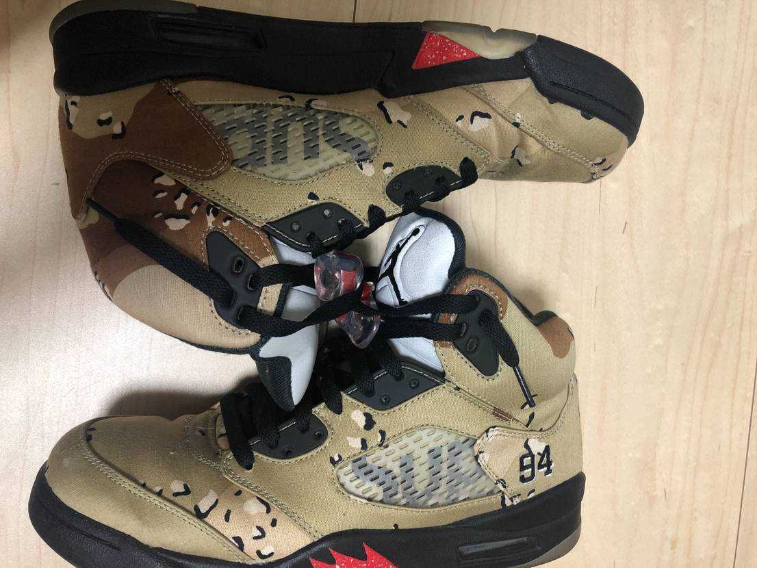 Supreme × Nike Air Jordan 5 Retro "Desert Camo"
