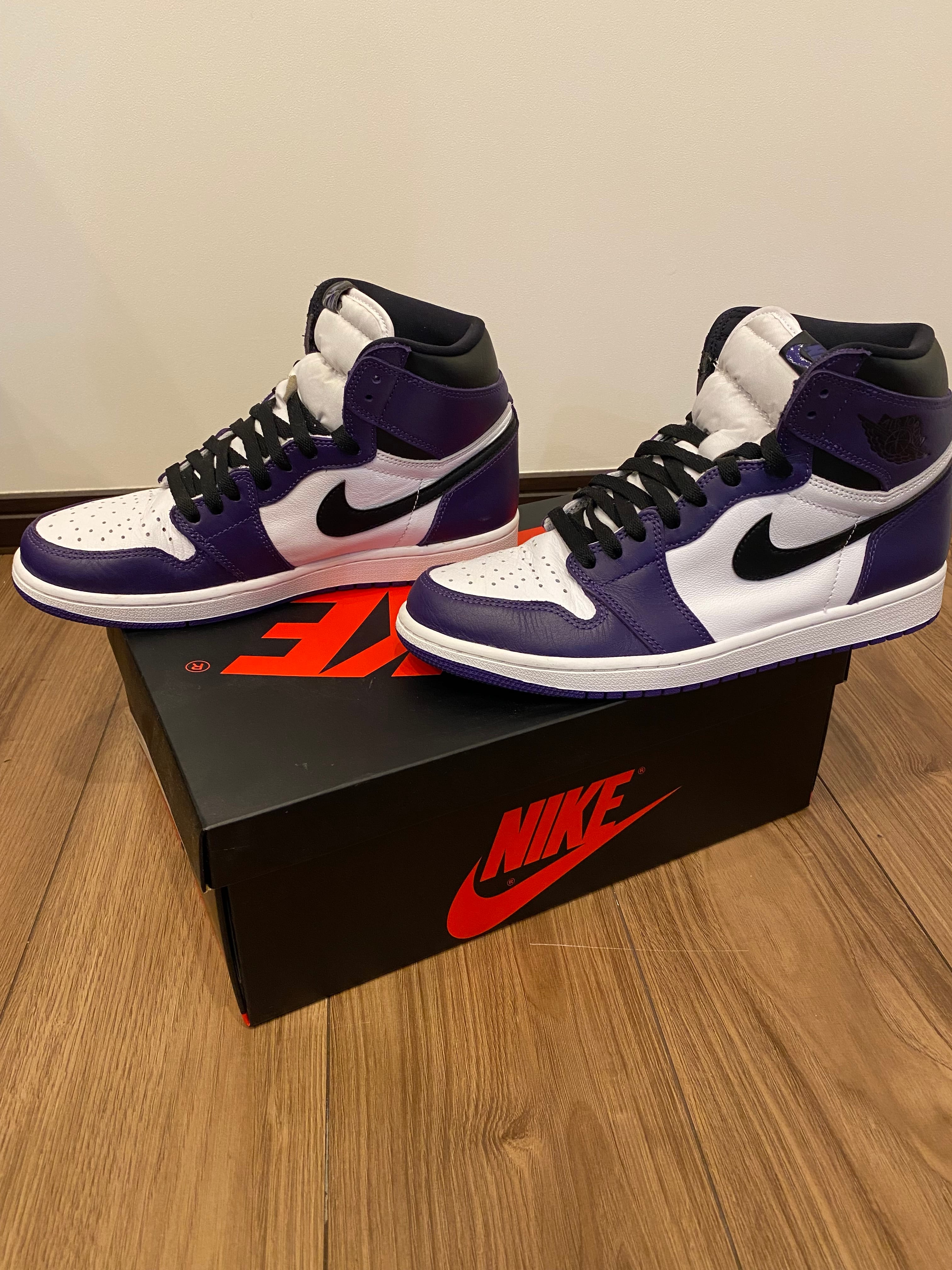 Nike Air Jordan 1 Retro High OG "Court Purple White/Black" (2020)