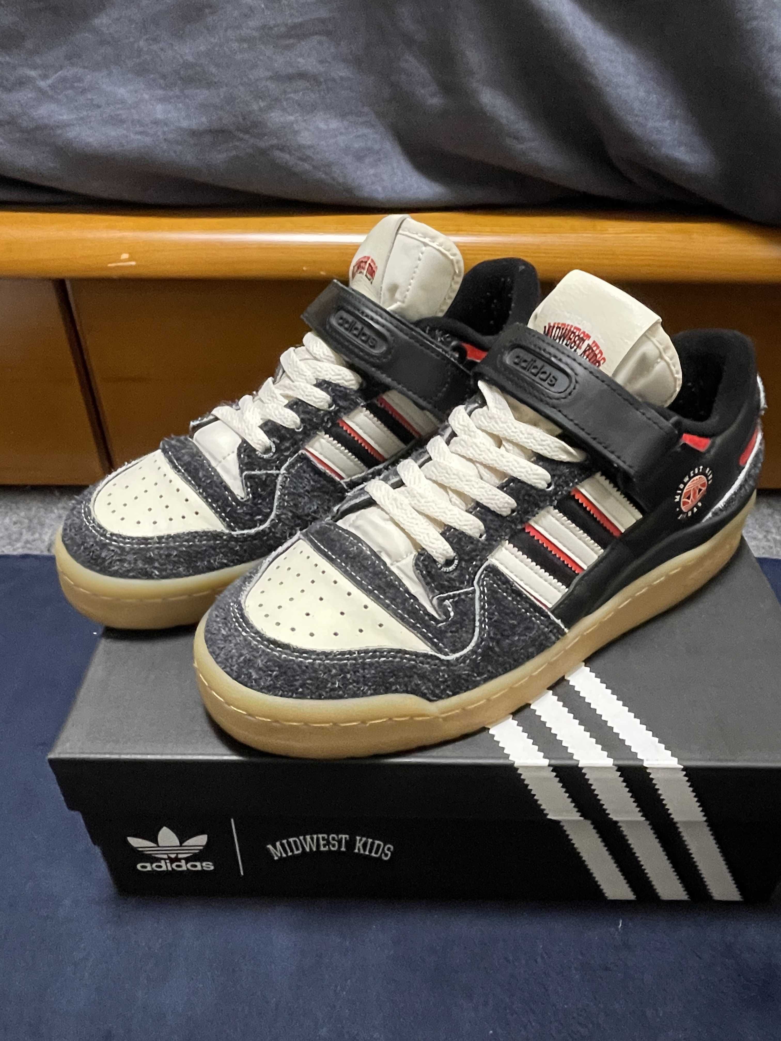 Midwest Kids × adidas Forum Low "Black"