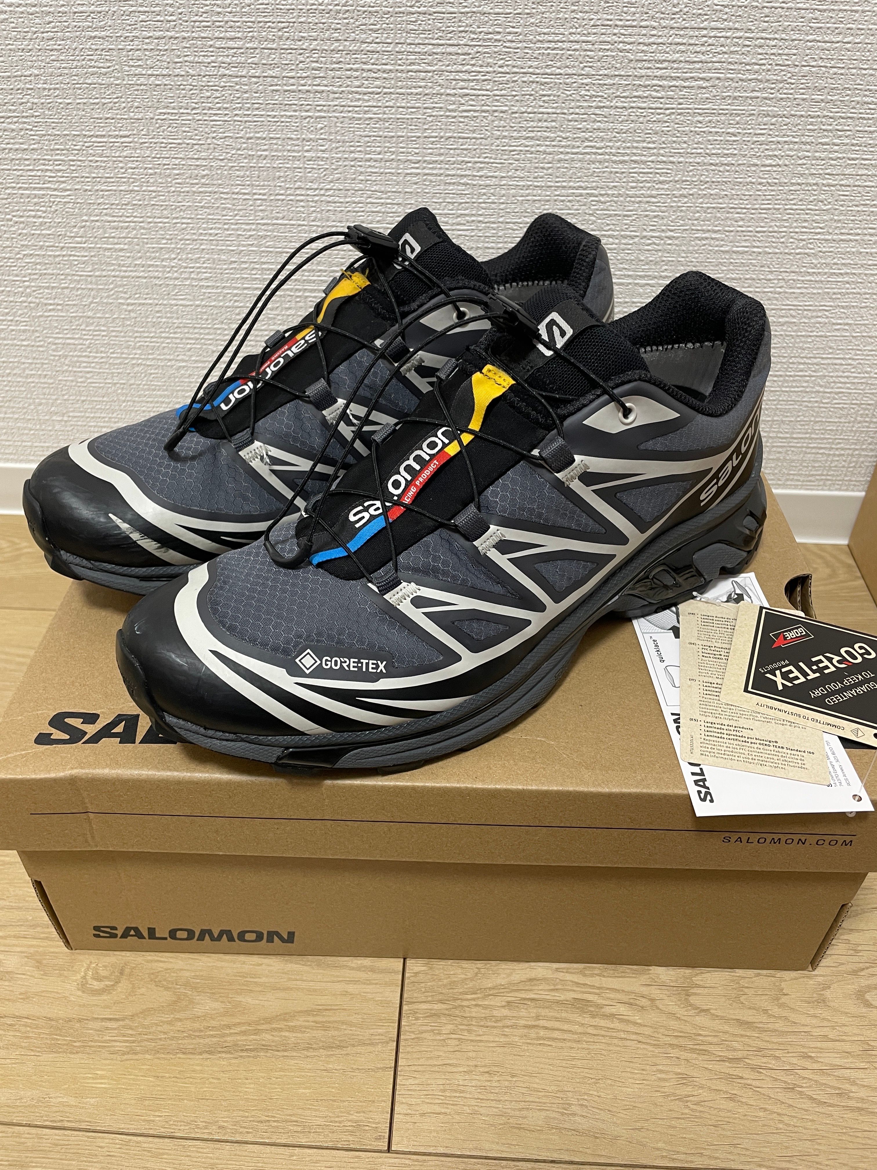 Salomon XT-6 GORE-TEX "Black/Ebony/Lunar Rock"