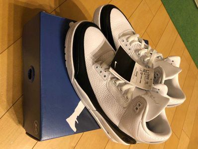 Fragment × Nike Air Jordan 3 "White/Black"