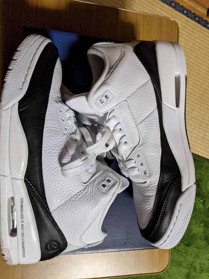 Fragment × Nike Air Jordan 3 "White/Black"