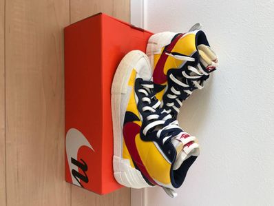 sacai × Nike Blazer Mid "Varsity Maize/Varsity Red"