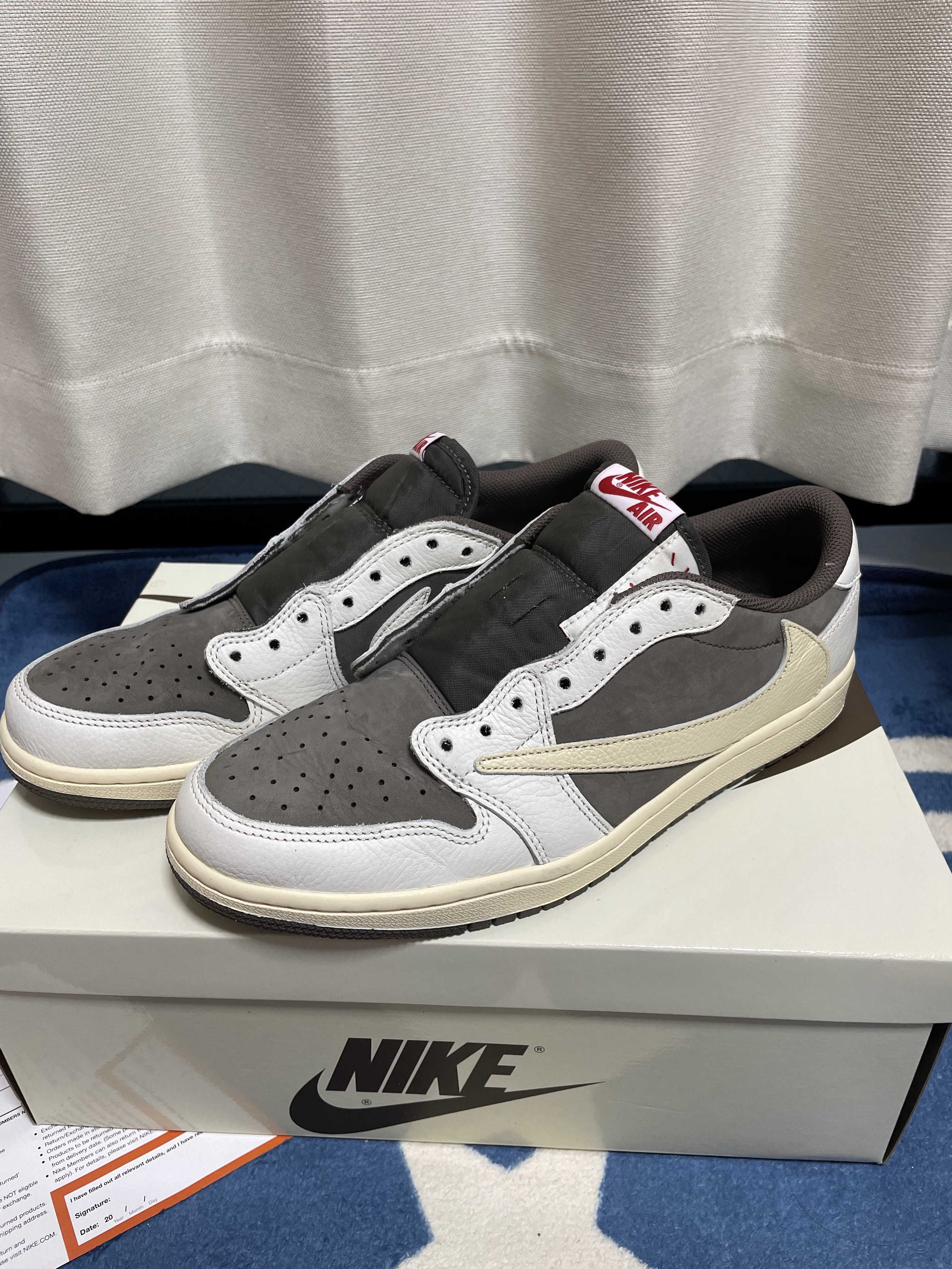 Travis Scott × Nike Air Jordan 1 Low OG SP "Reverse Mocha/Sail and Ridgerock"