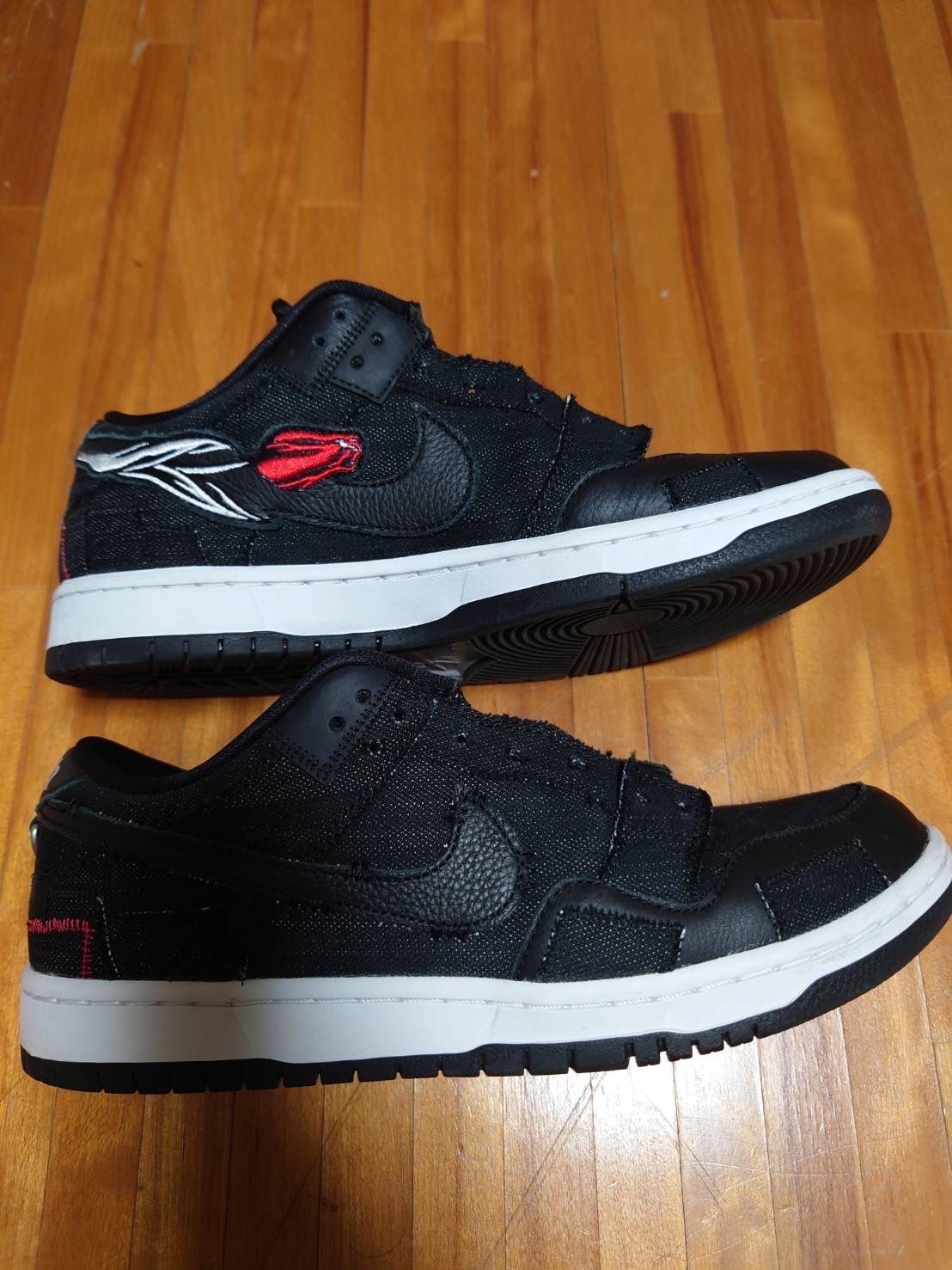 Wasted Youth × Nike SB Dunk Low "Black Denim" / VERDY