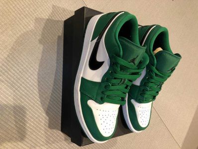 NIKE AIR JORDAN 1 LOW "PINE GREEN/WHITE"