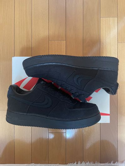 Stussy × Nike Air Force 1 Low "Triple Black"