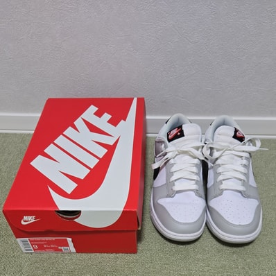 Nike Dunk Low SE Lottery "Grey Fog/Light Crimson"