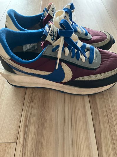 UNDERCOVER × sacai × Nike LD Waffle "Night Maroon/Pale Ivory-Ground Grey-Team Royal"