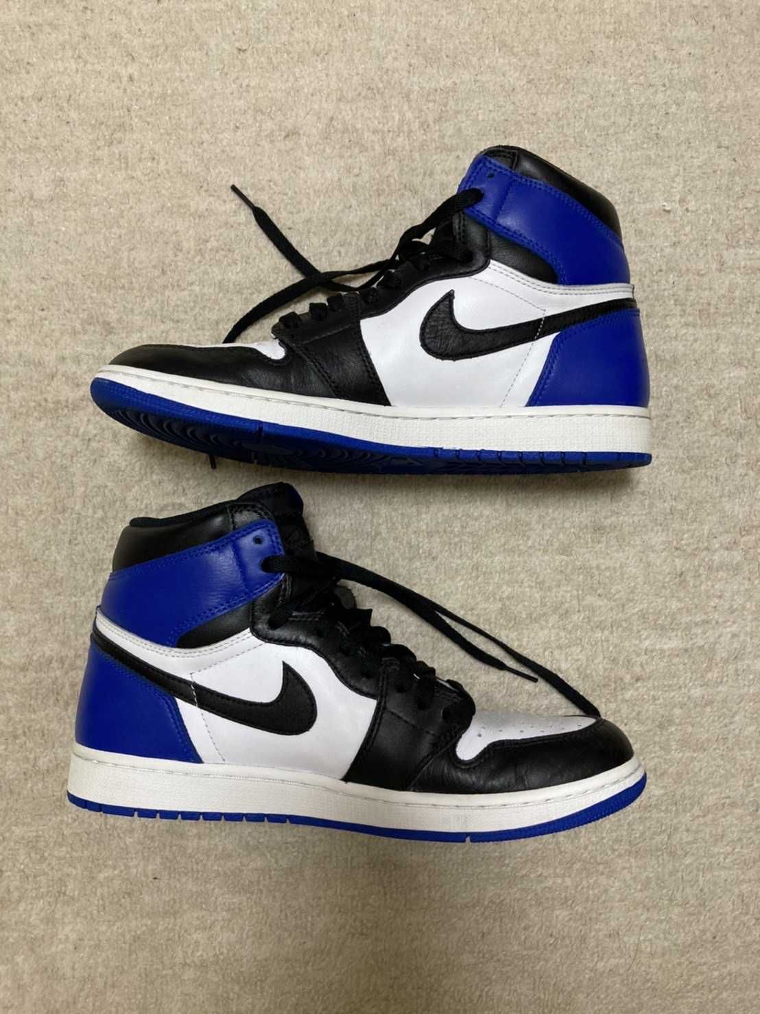 fragment design × Nike Air Jordan 1 Retro High OG "Black/Sport Royal/White"