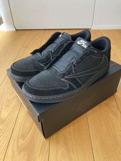 Travis Scott × Nike Air Jordan 1 Low OG SP "Black Phantom"