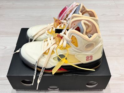 Off-White × Nike Air Jordan 5 "Sail"