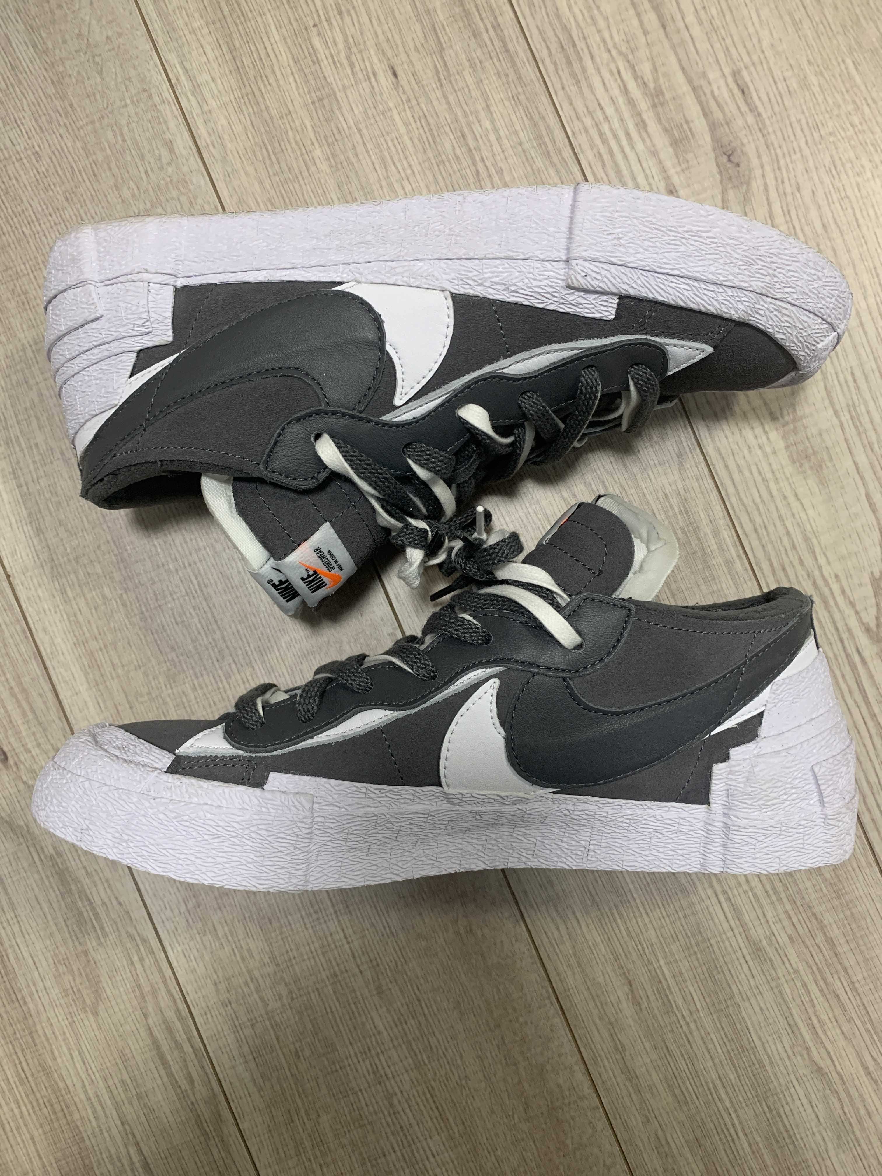 Sacai × Nike Blazer Low "Iron Grey"