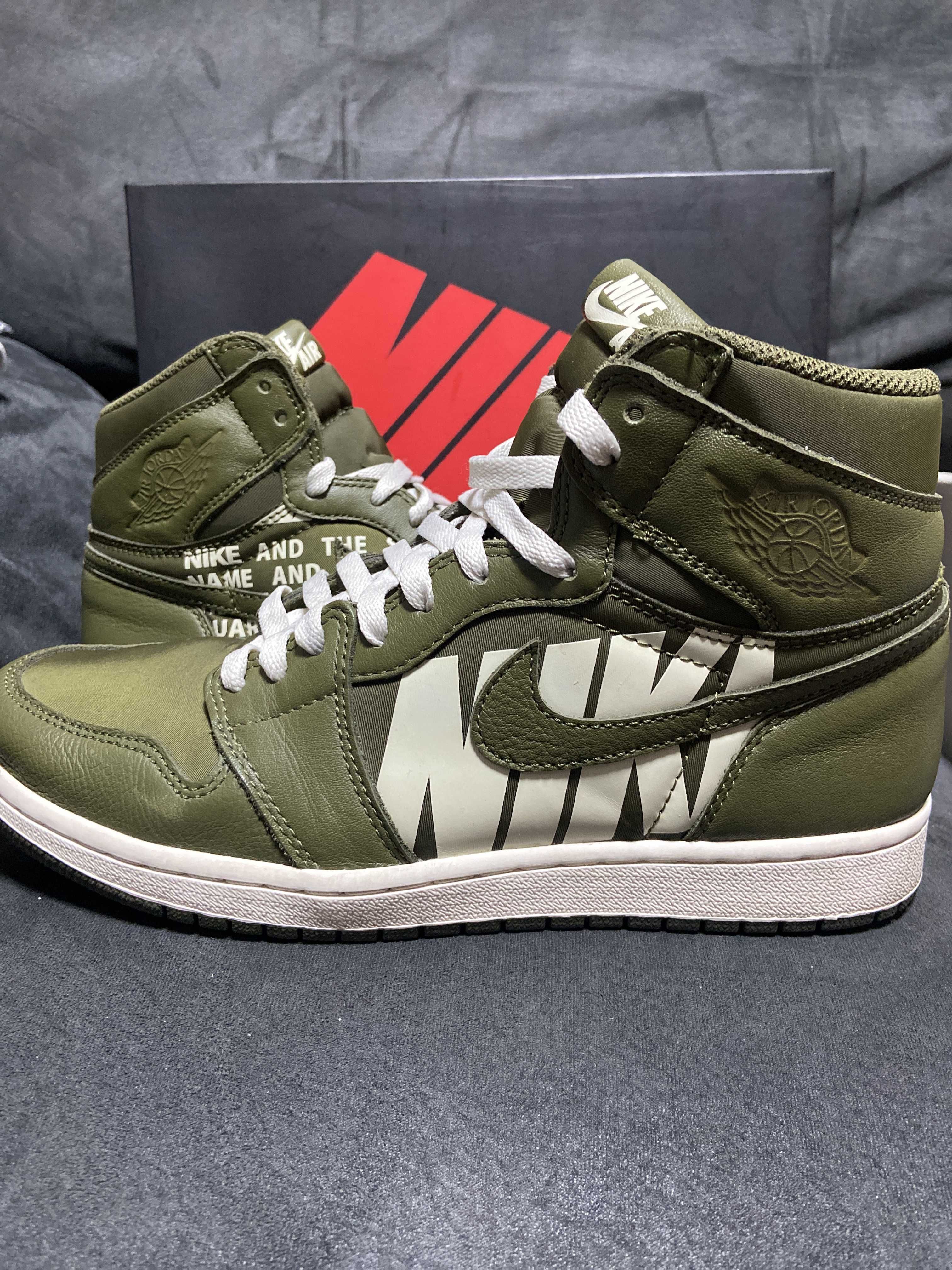 Nike Air Jordan 1 Retro High "Olive Canvas"