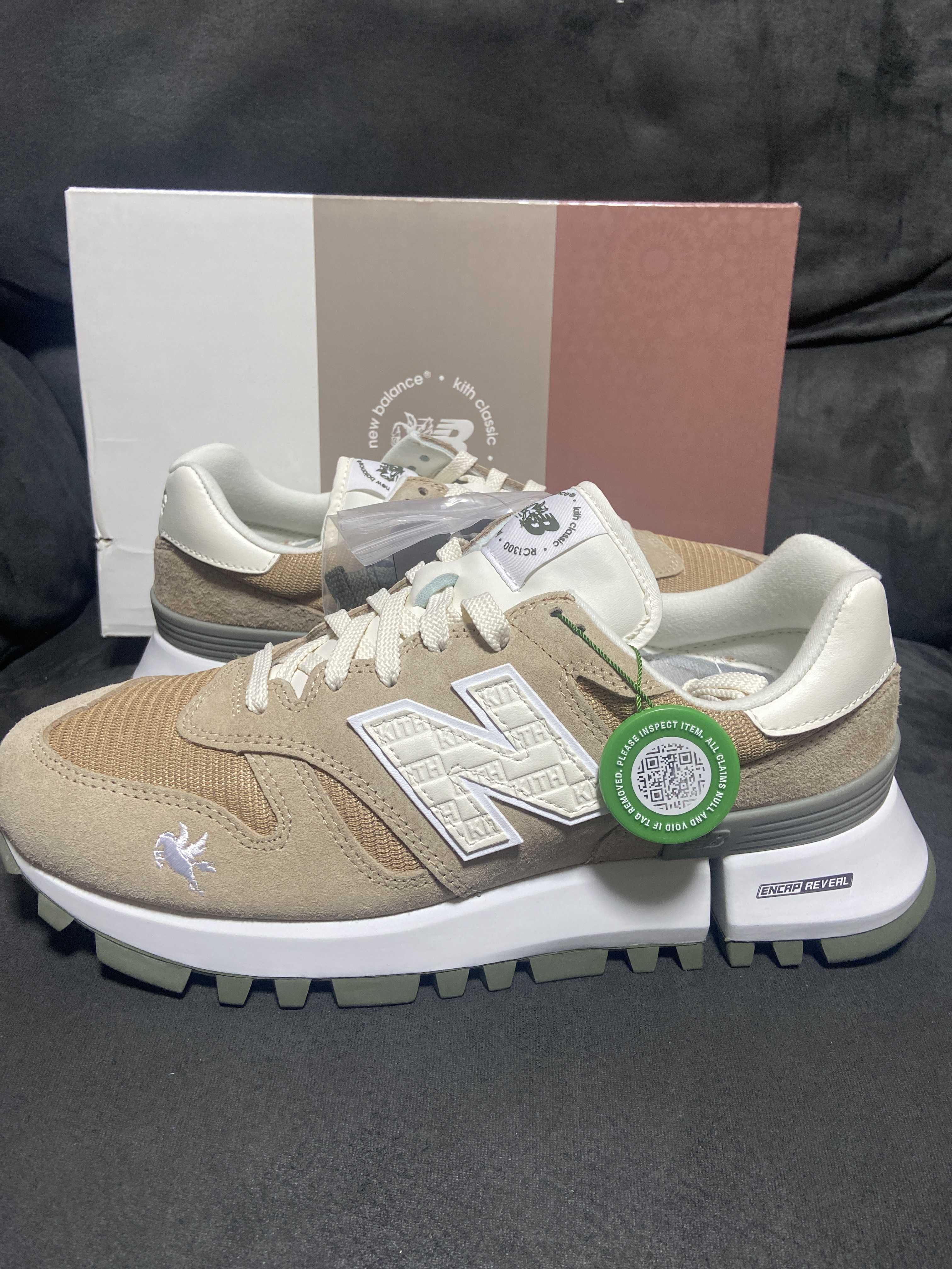 KITH × New Balance RC1300 10th Anniversary "White Pepper"