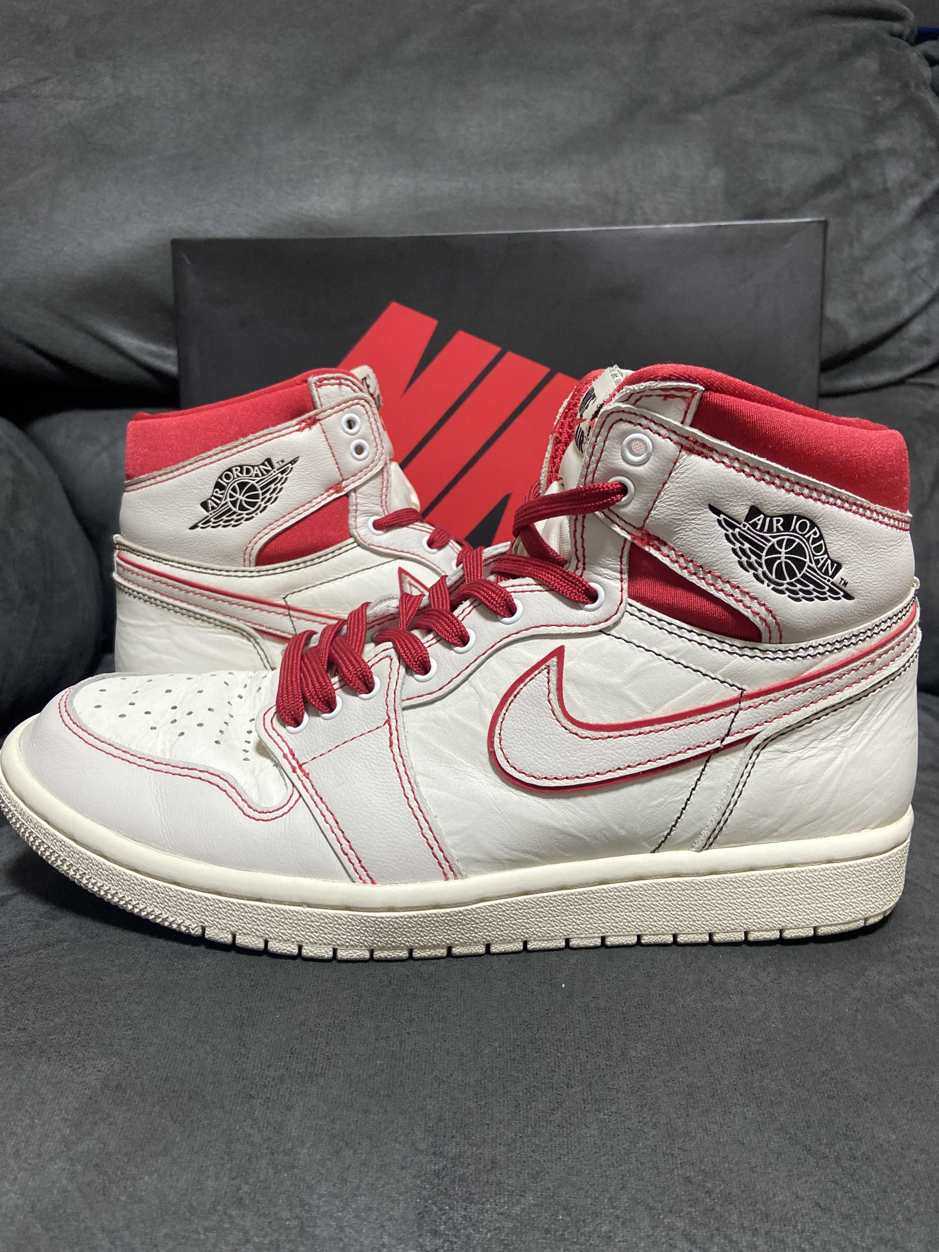 Nike Air Jordan 1 Retro High OG "Sail/University Red"     