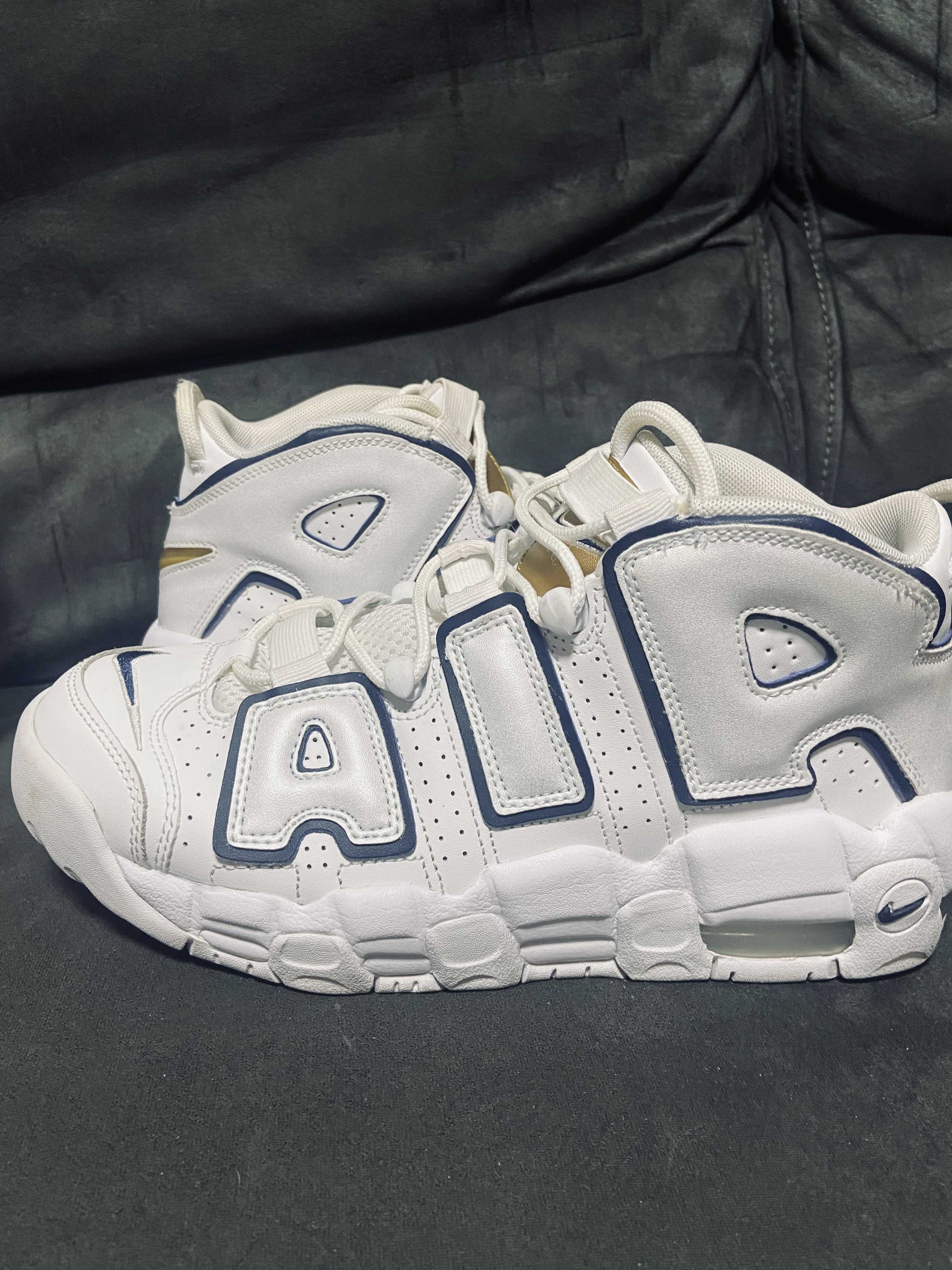 Nike GS Air More Uptempo "Navy/Gold"