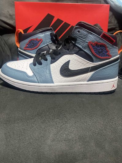 FACETASM × Nike Air Jordan 1 Mid "White/Navy"