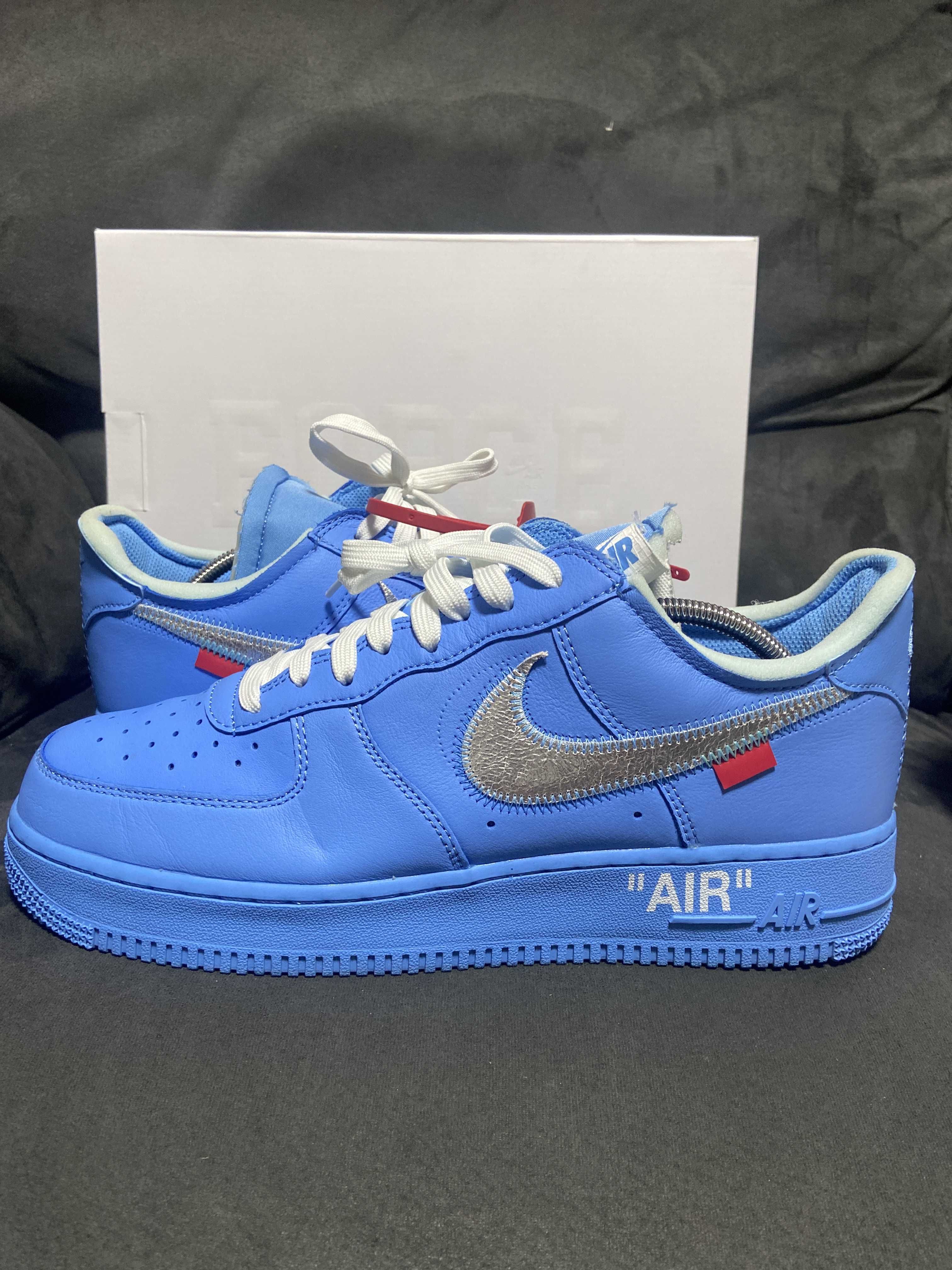 Off-White × Nike Air Force 1 Low "MCA University Blue"