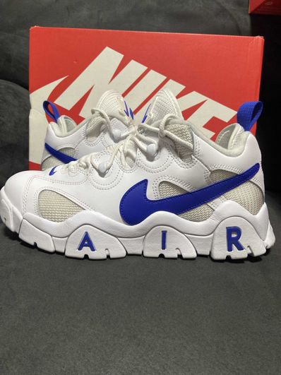 NIKE AIR BARRAGE LOW "WHITE/BLUE"