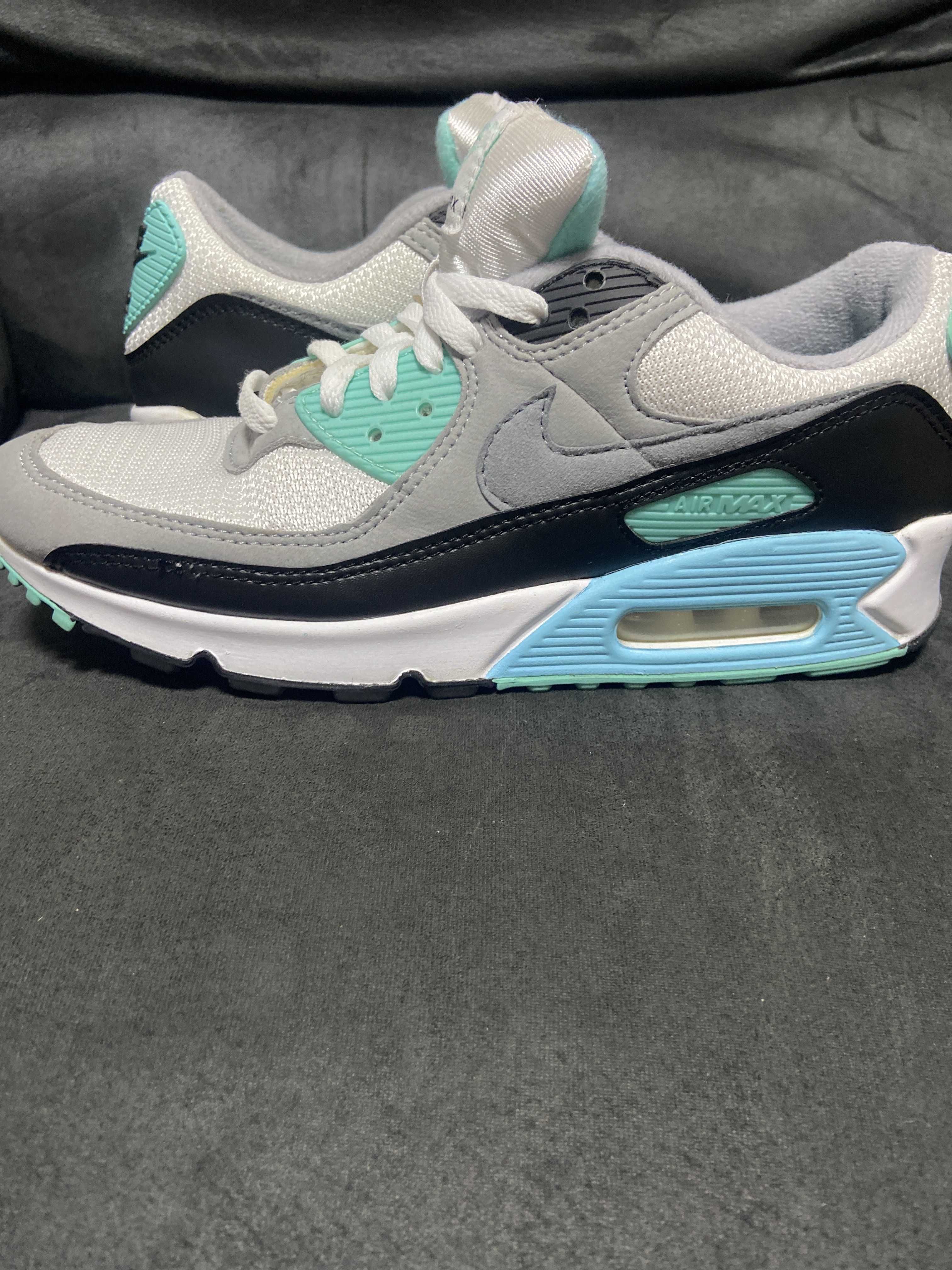 NIKE AIR MAX 90 "HYPER TURQUOISE/PARTICLE GREY"