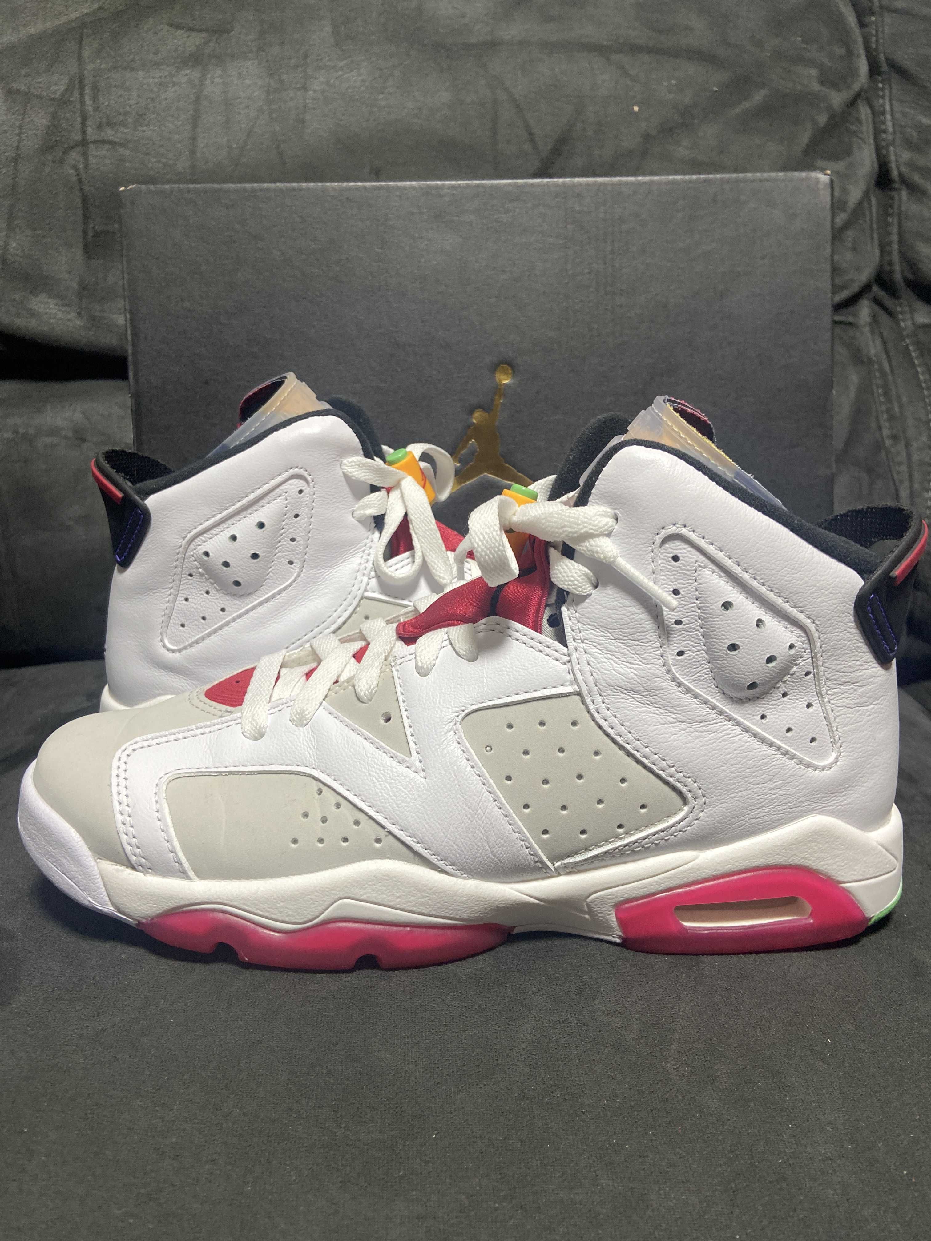 NIKE AIR JORDAN 6 GS "NEUTRAL GREY / HARE"