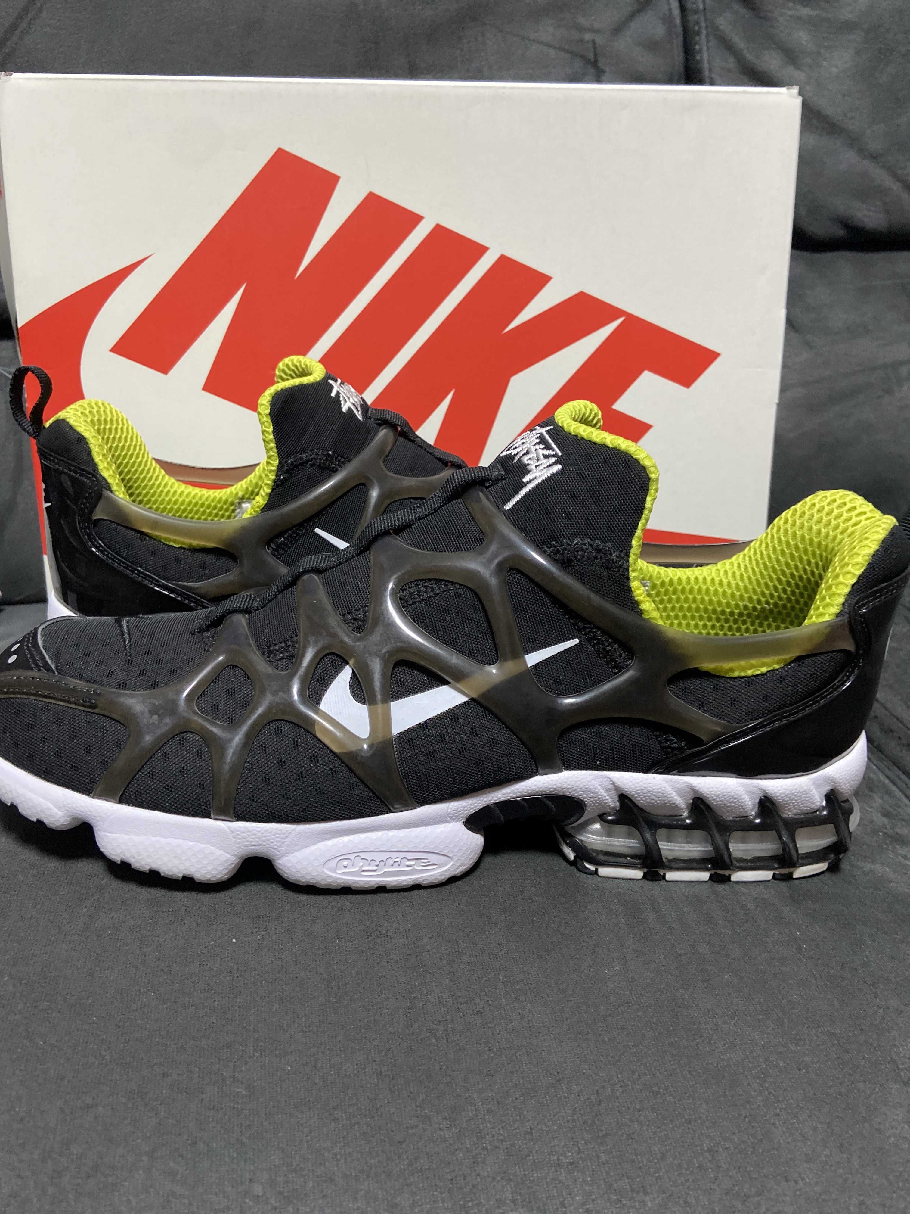 Stussy x Nike Air Zoom Kukini "Black/White/Bright Cactus"