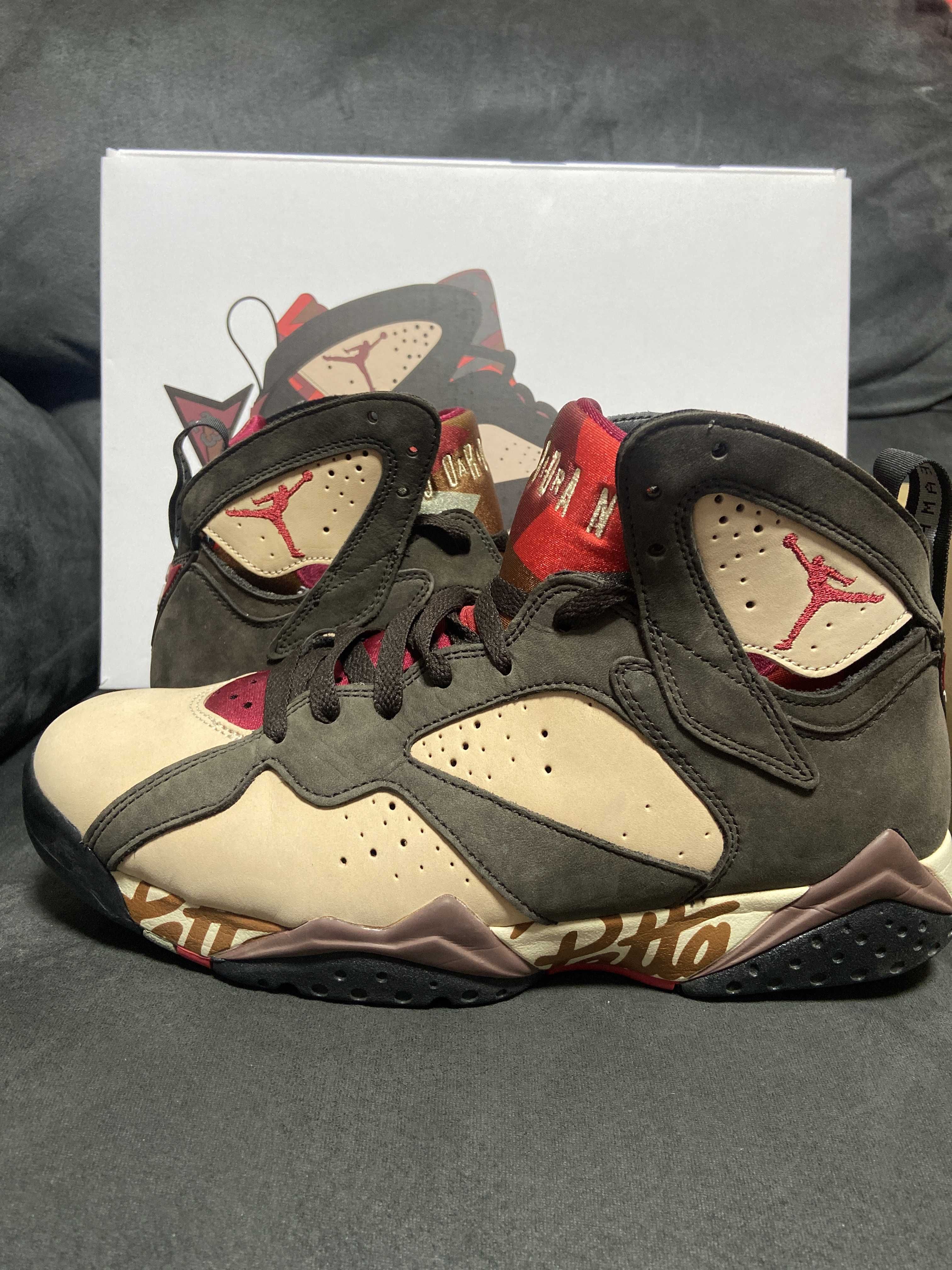 Patta × Nike Air Jordan 7 OG "Brown"