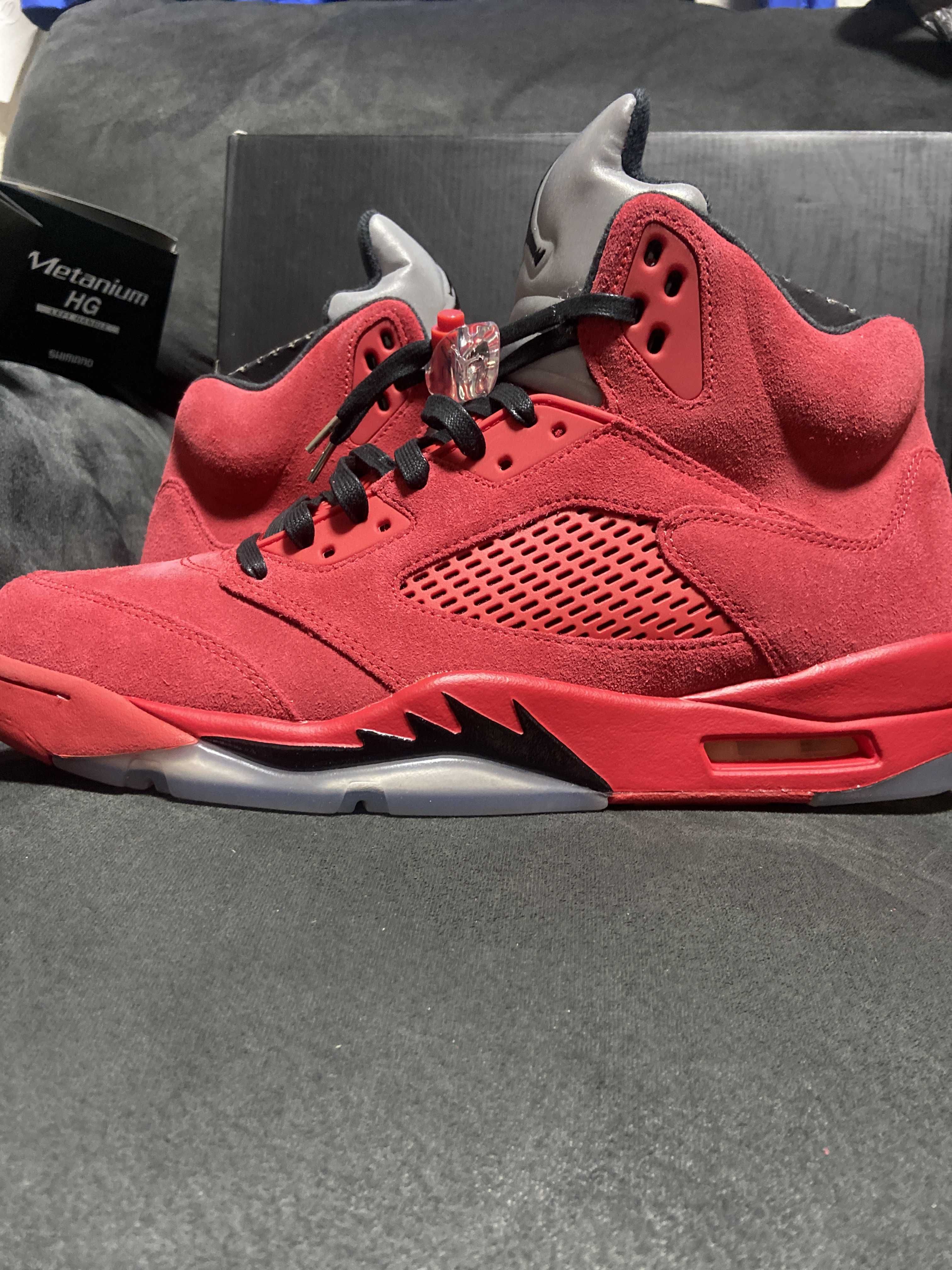 Nike Air Jordan 5 Ratro "Red Suede"