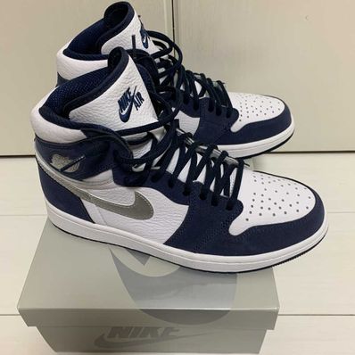 Nike Air Jordan 1 High OG CO.JP "White/Midnight Navy" (2020)(ブリーフケースなし)