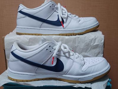 Nike SB Dunk Low "Orange Label White Navy"