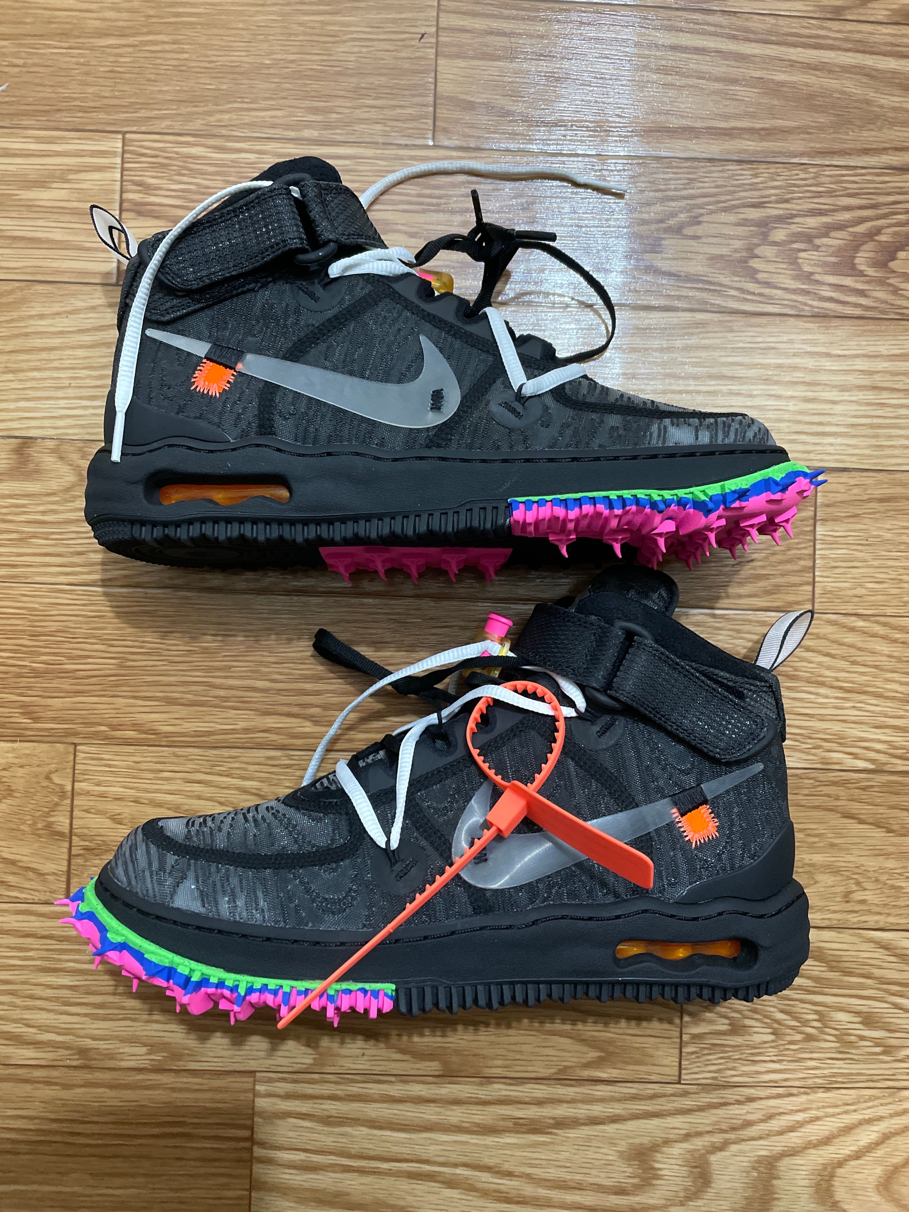 Off-White × Nike Air Force 1 Mid "Black"