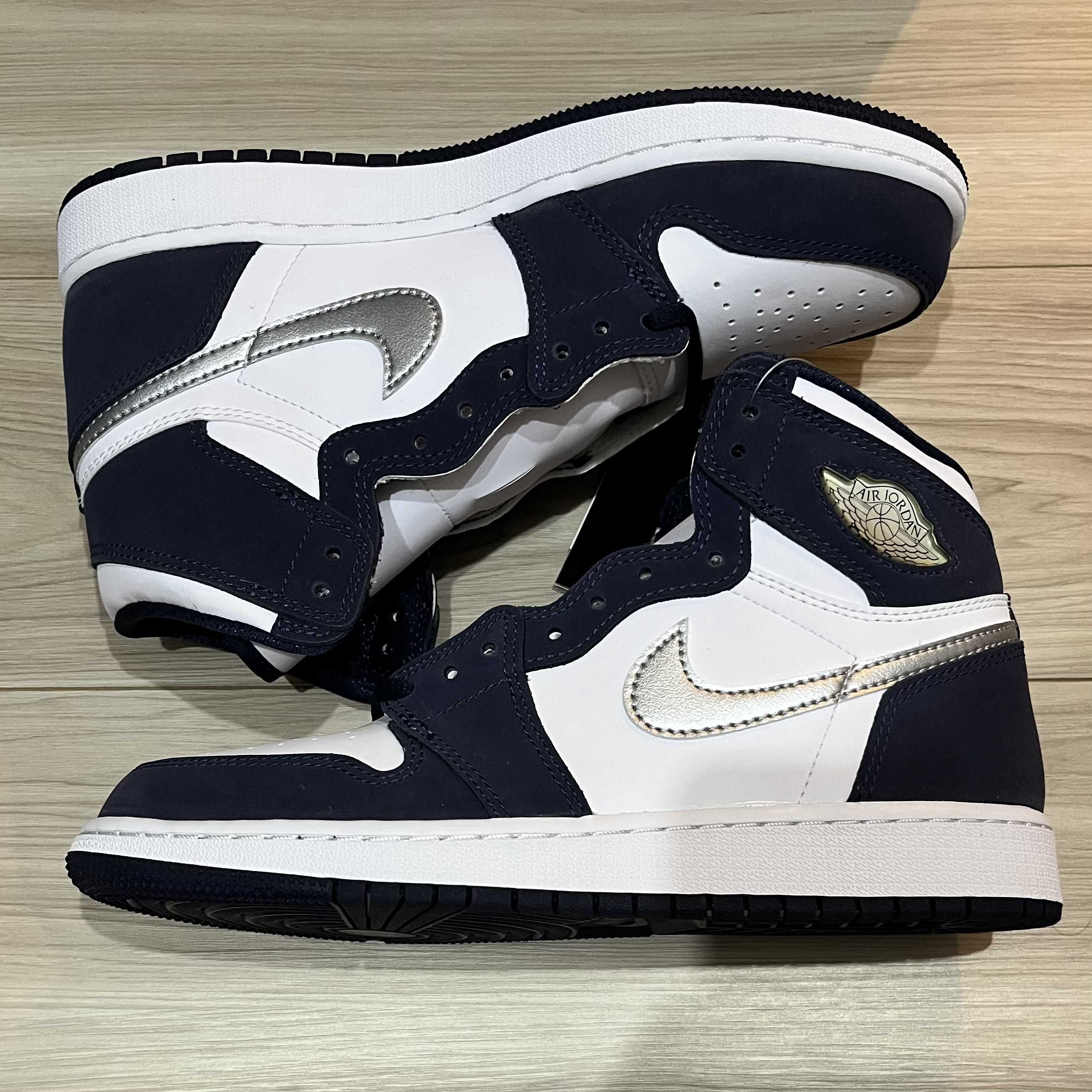 Nike GS Air Jordan 1 High OG CO.JP "Midnight Navy" (2020)(ブリーフケースなし)