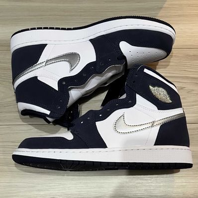 Nike GS Air Jordan 1 High OG CO.JP "Midnight Navy" (2020)(ブリーフケースなし)