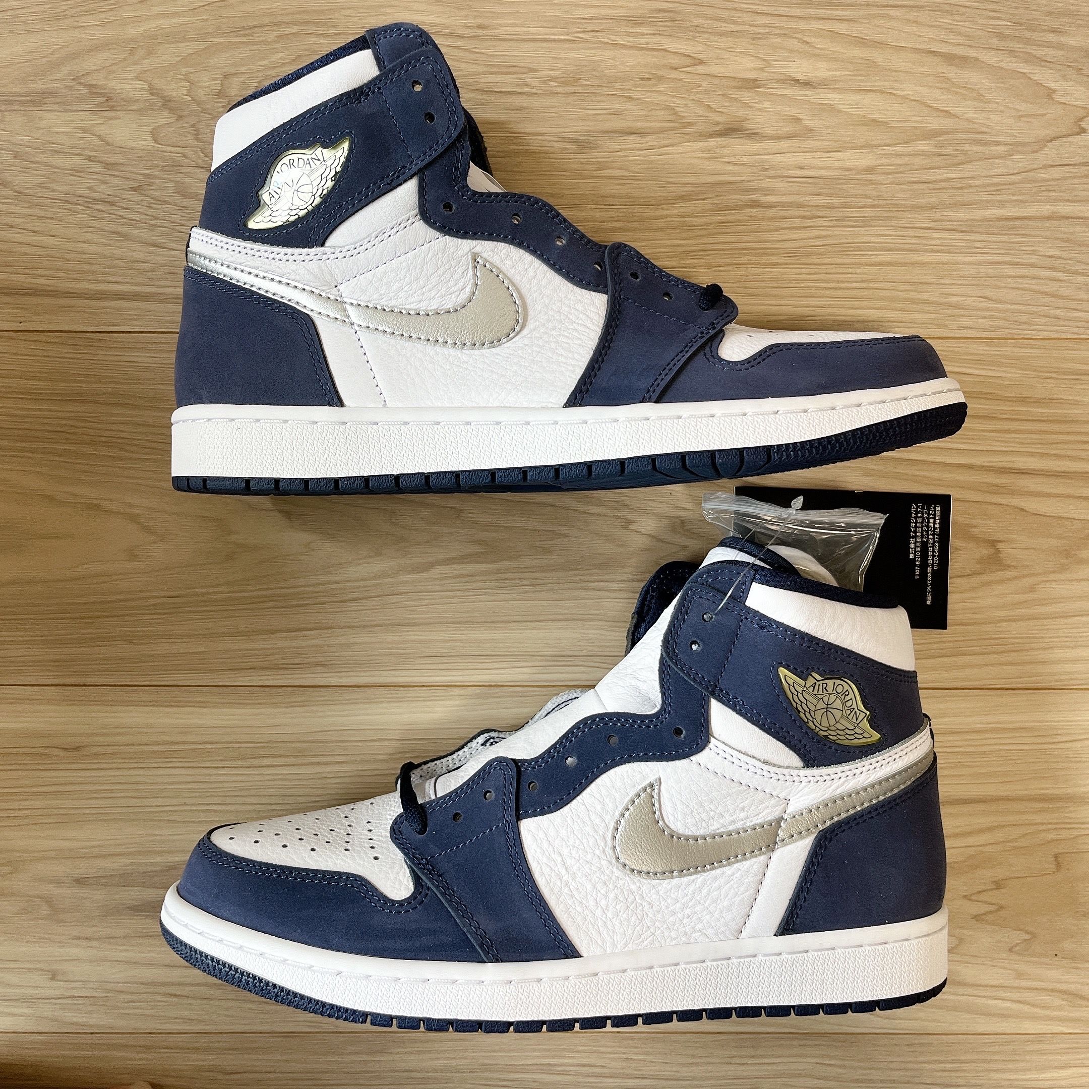 Nike Air Jordan 1 High OG CO.JP "White/Midnight Navy" (2020)(ブリーフケースなし)