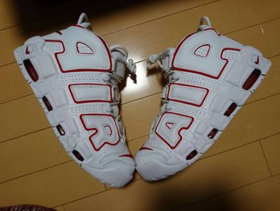 NIKE AIR MORE UPTEMPO "WHITE/VARSITY RED" (2021)